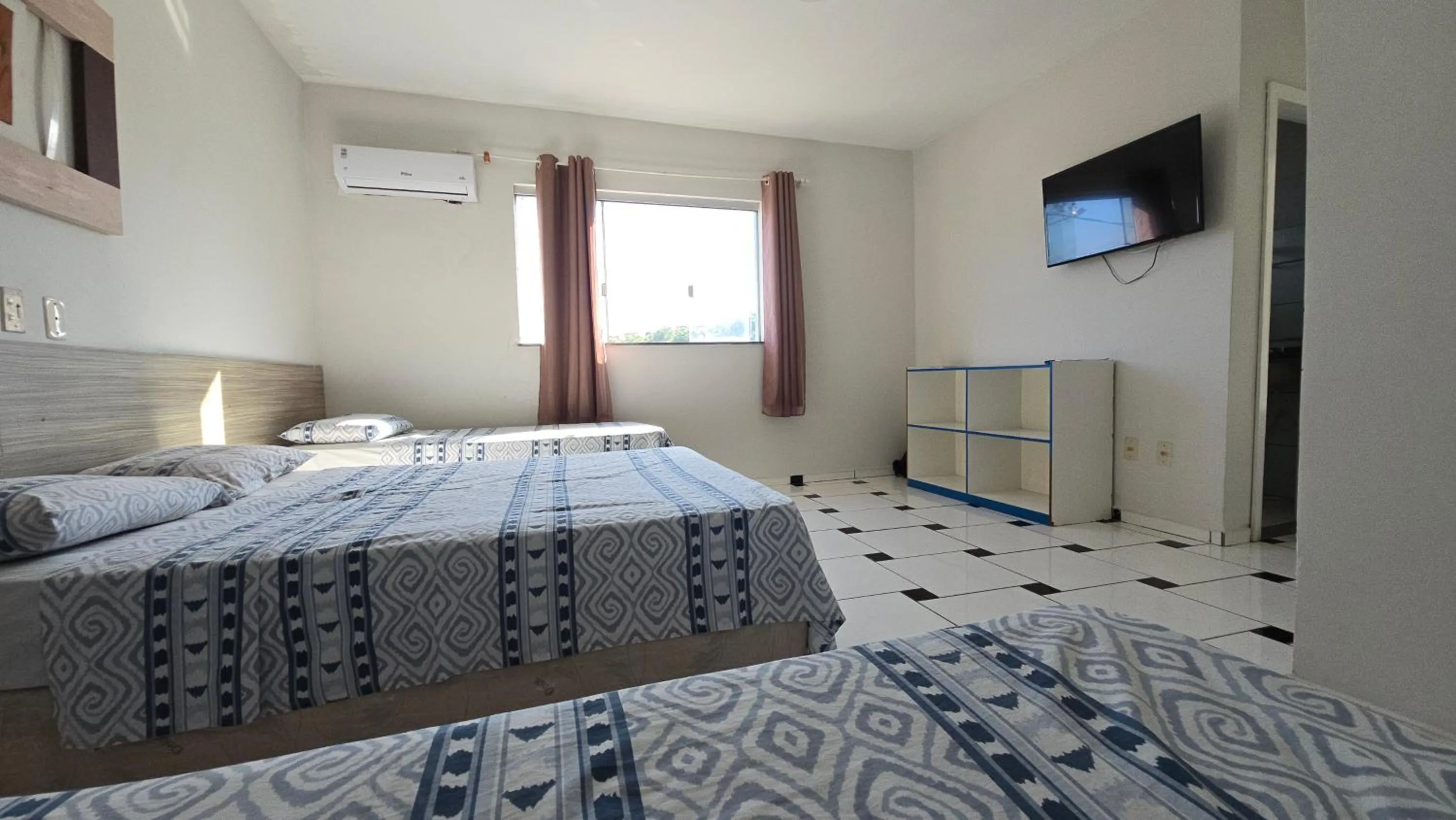 Bed in Hotel Pousada Positiva