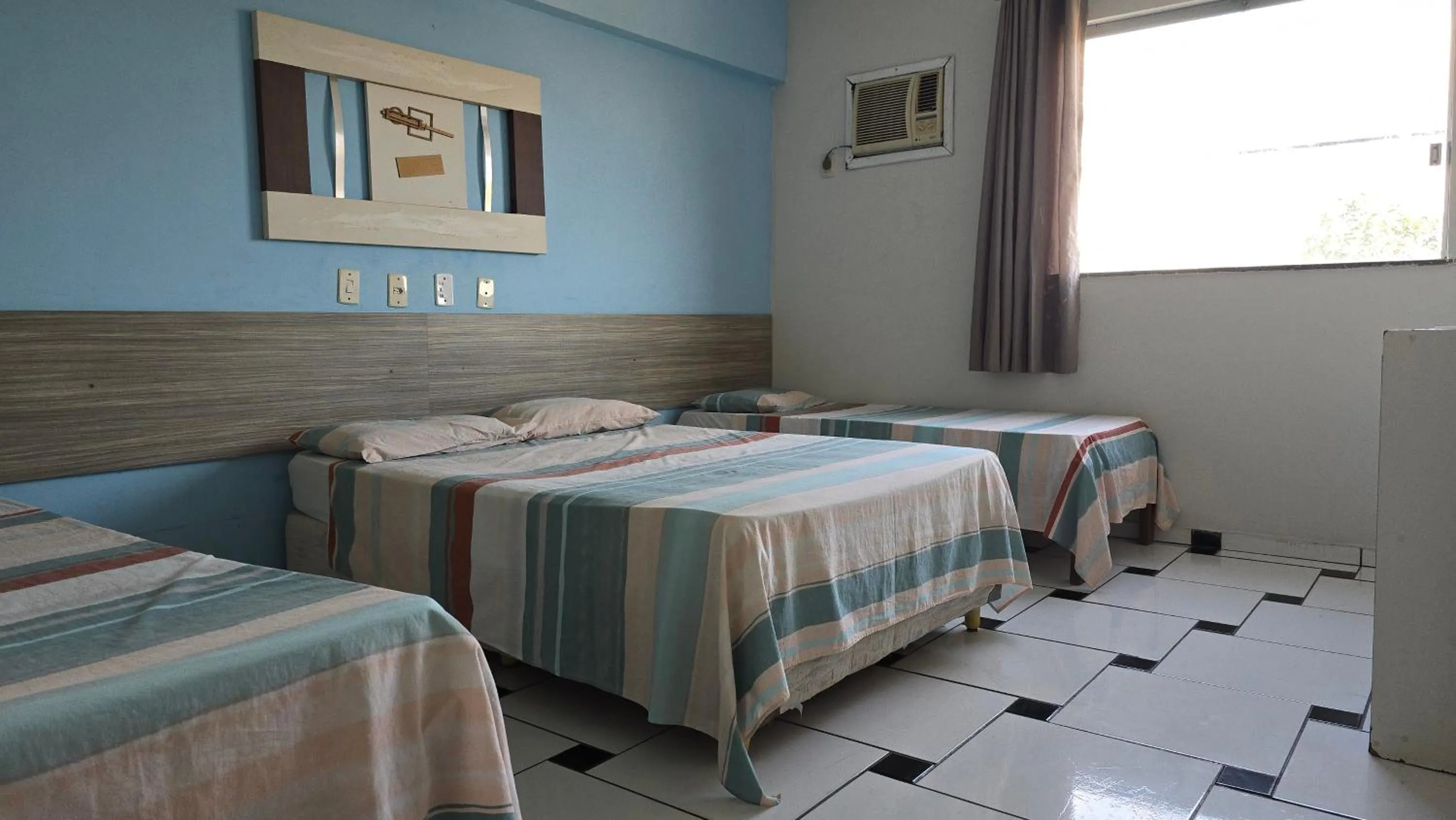 Bed in Hotel Pousada Positiva