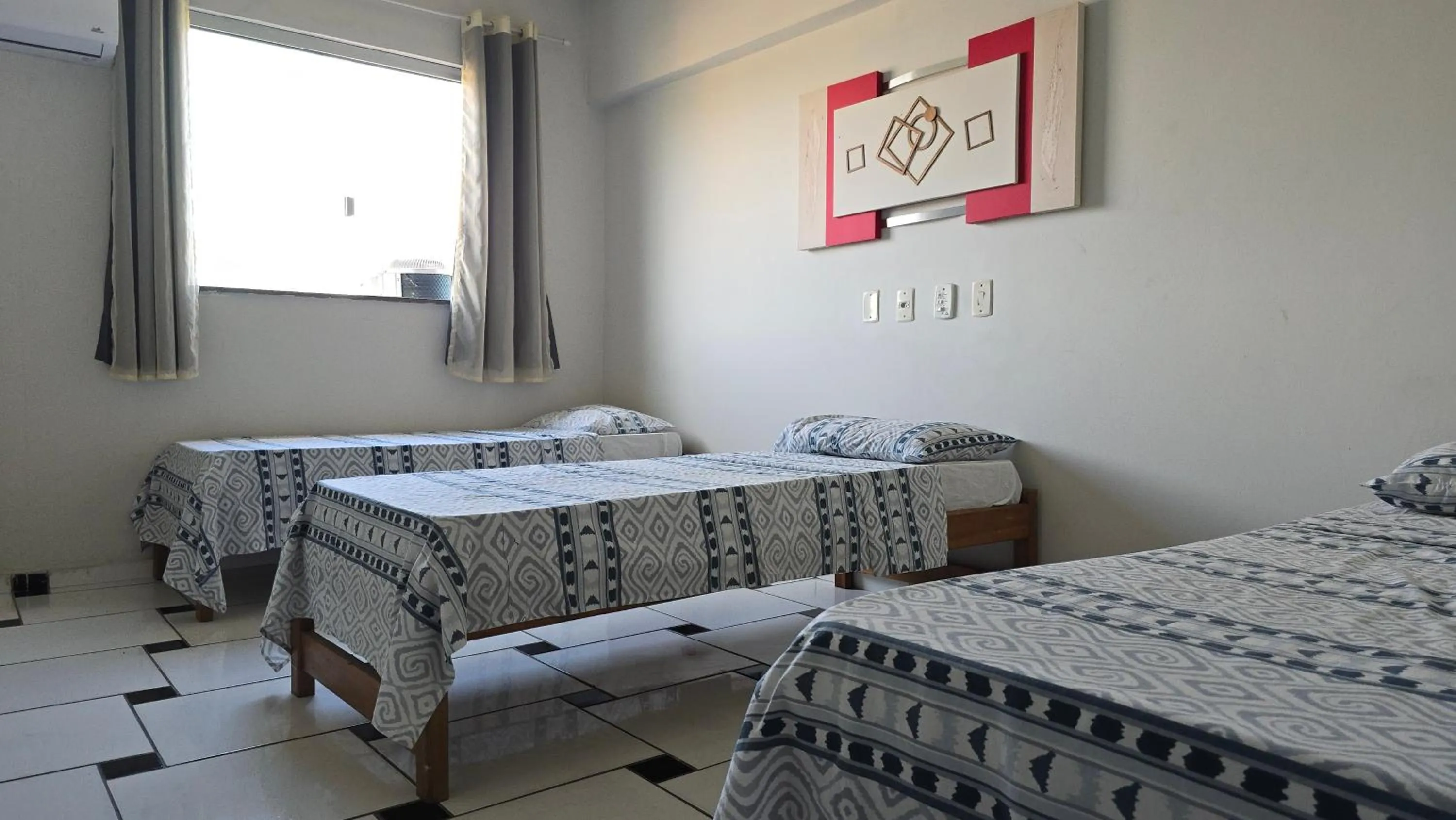 Bed in Hotel Pousada Positiva