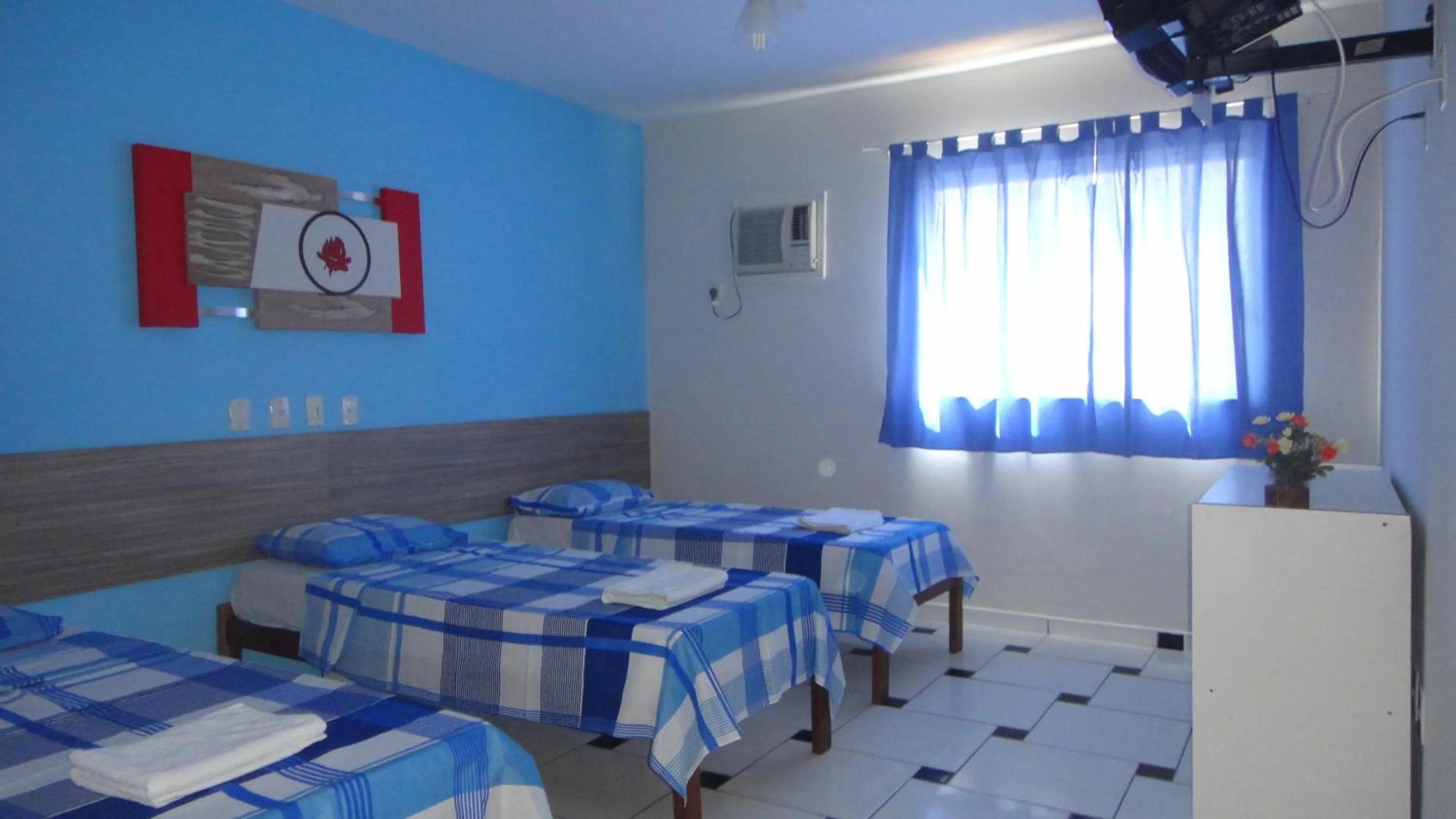 Bed in Hotel Pousada Positiva