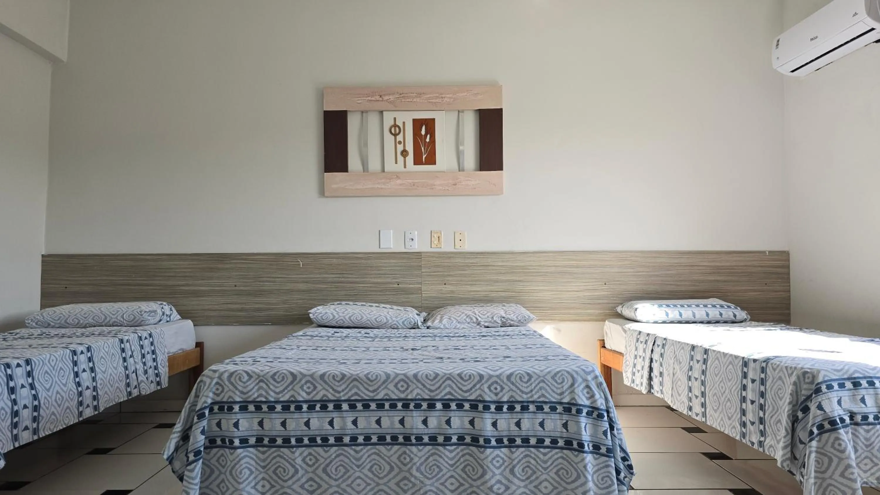 Bed in Hotel Pousada Positiva