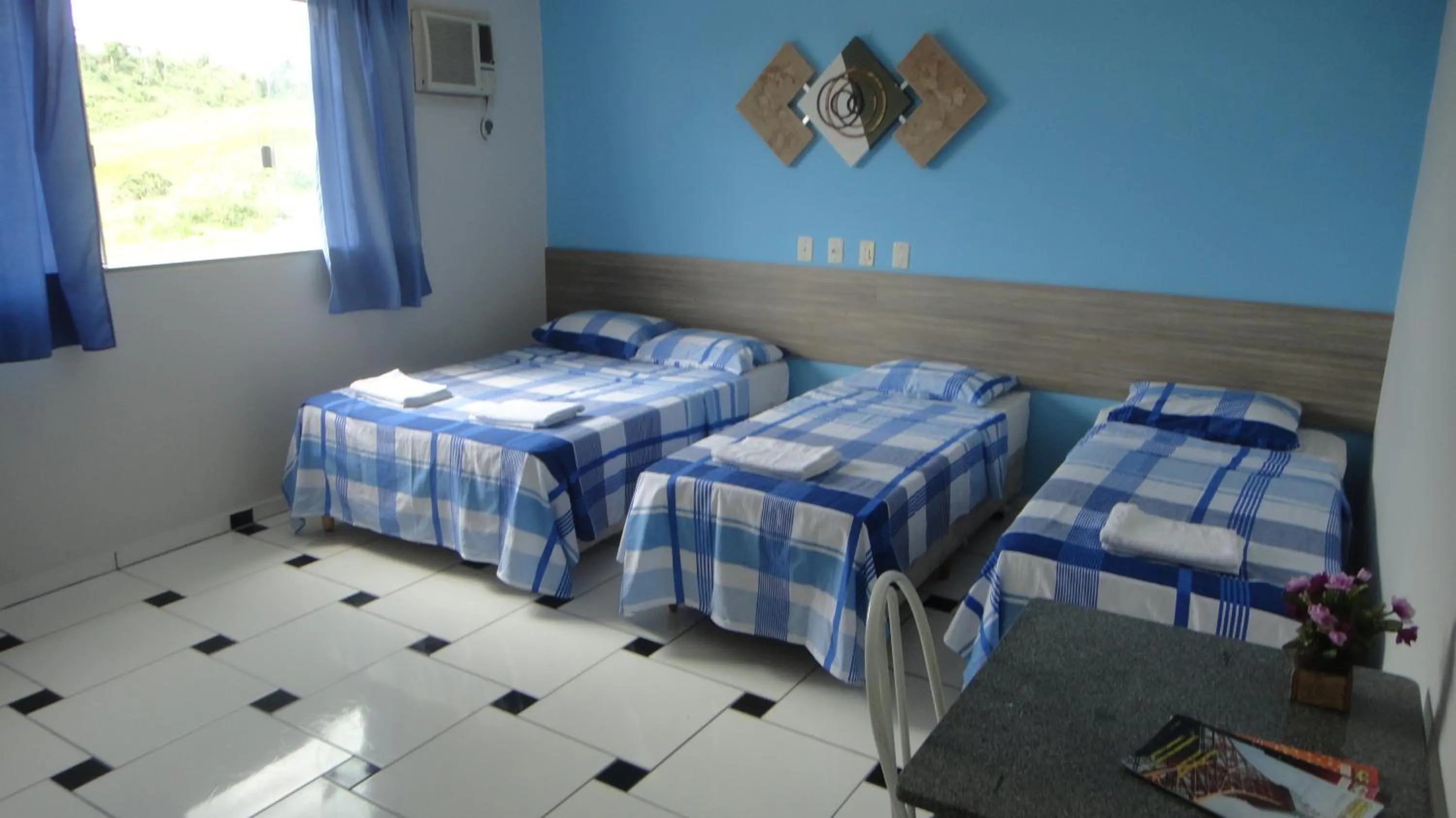 Bed in Hotel Pousada Positiva