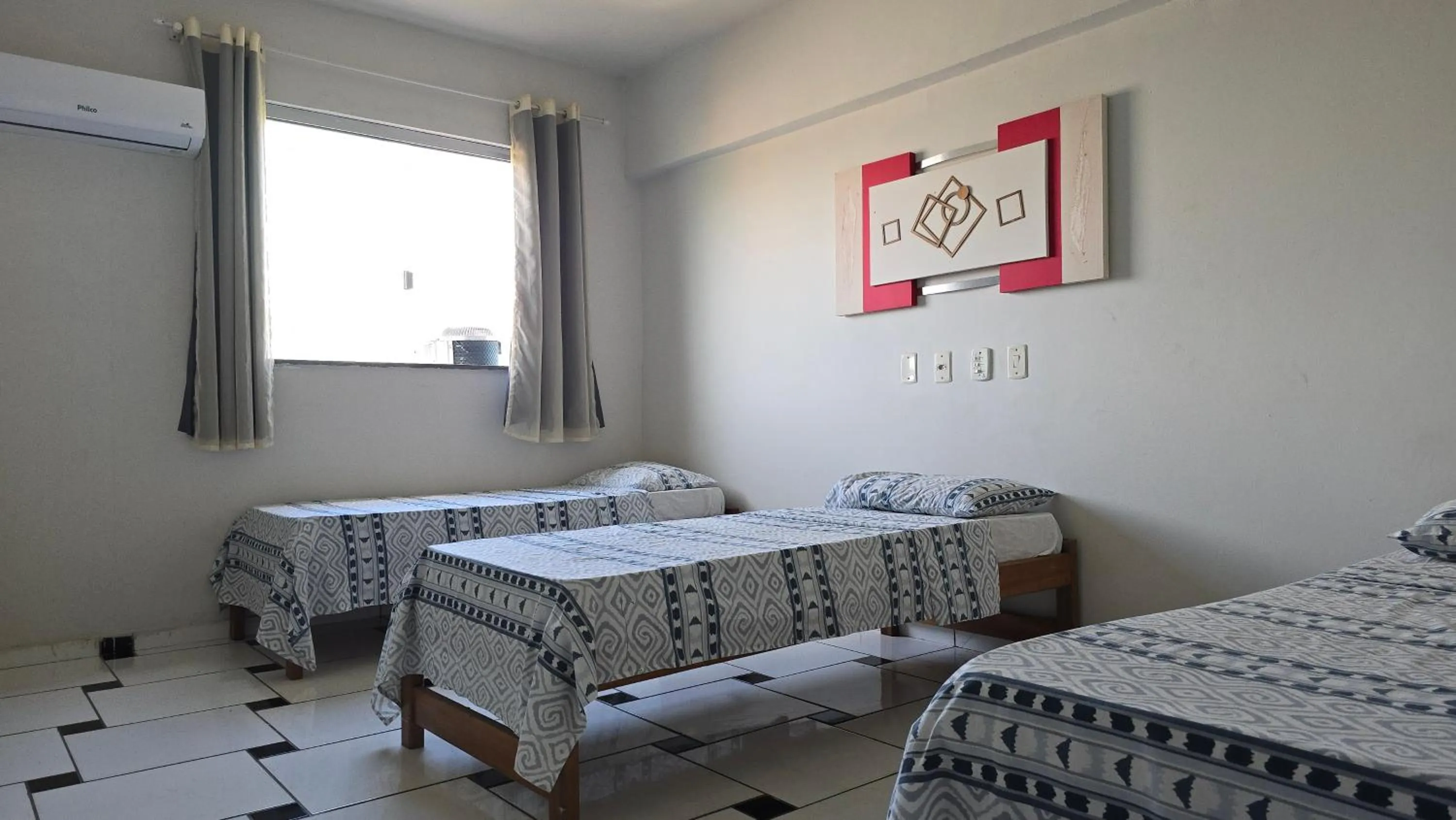 Bed in Hotel Pousada Positiva