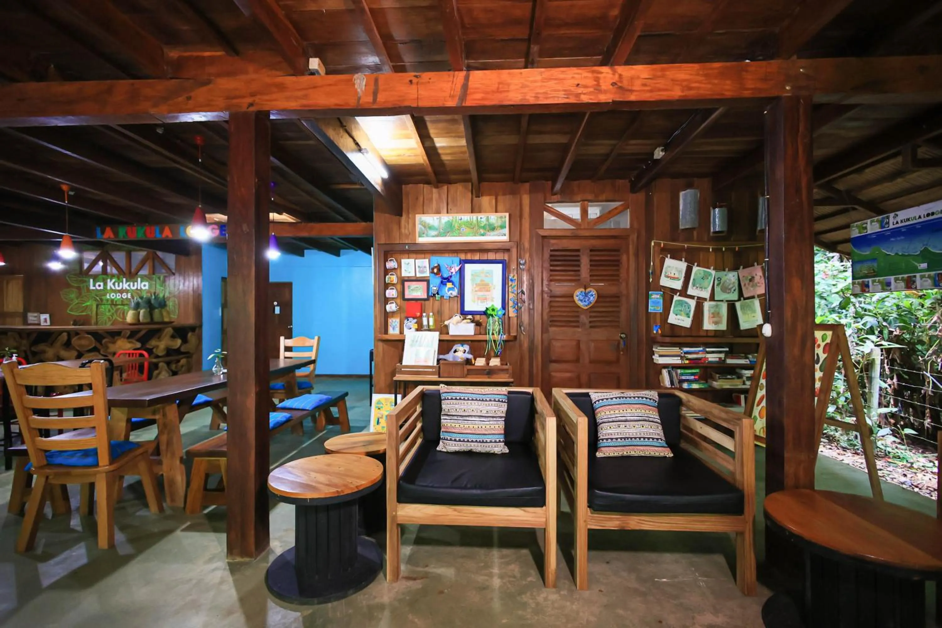 Lobby or reception in La Kukula Lodge