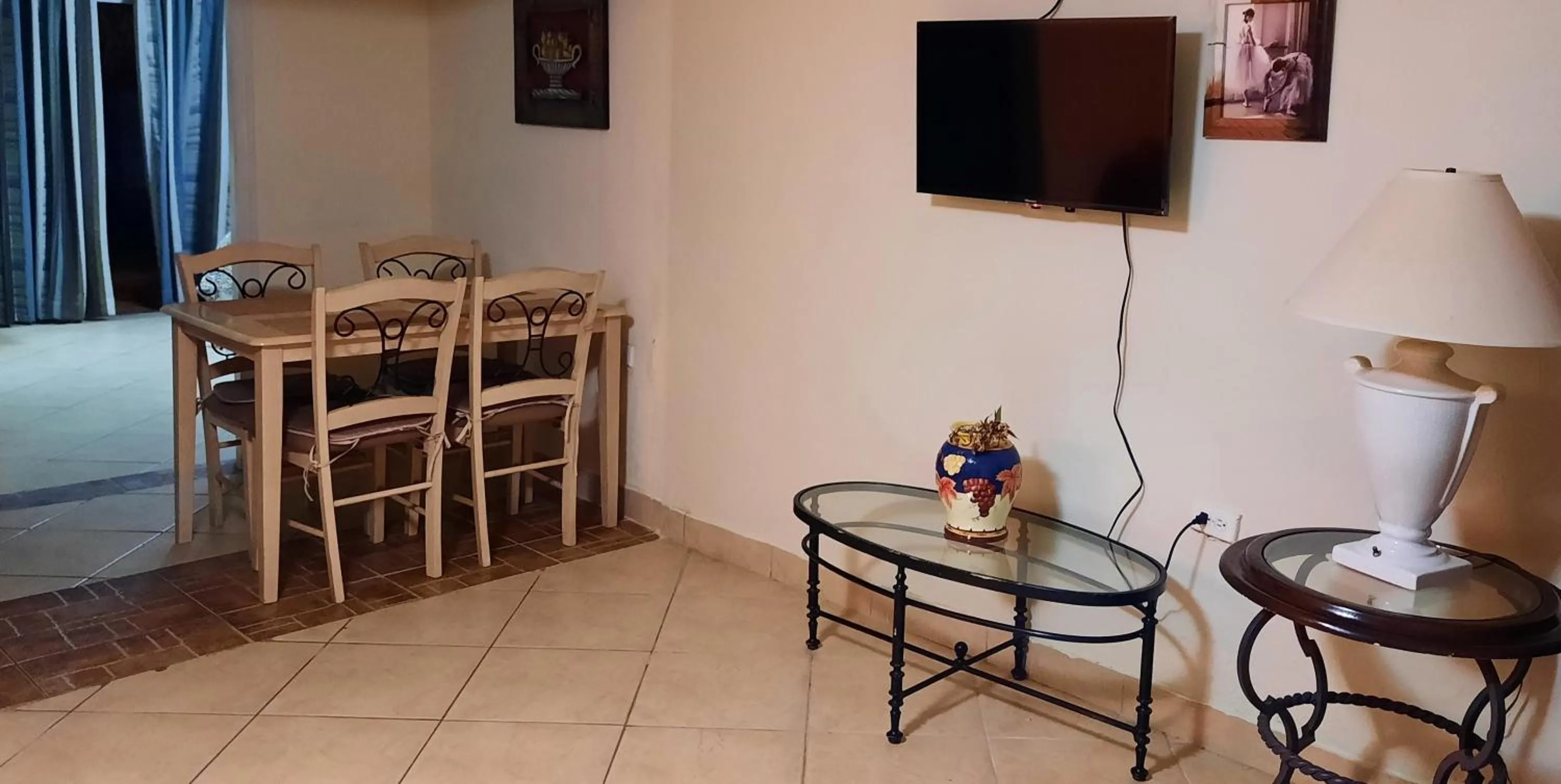 Living room in Aruba Cunucu Residence