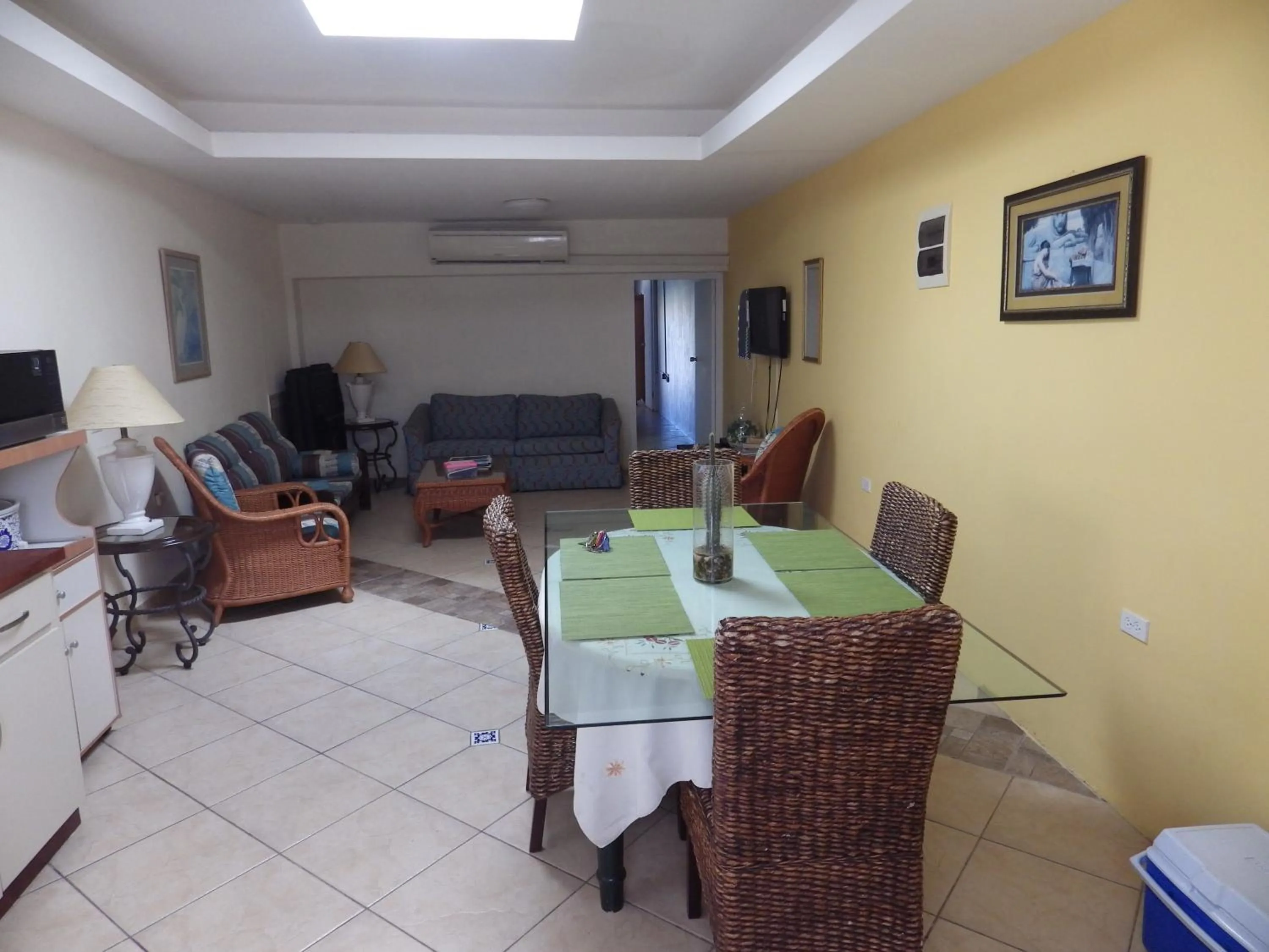 Living room in Aruba Cunucu Residence