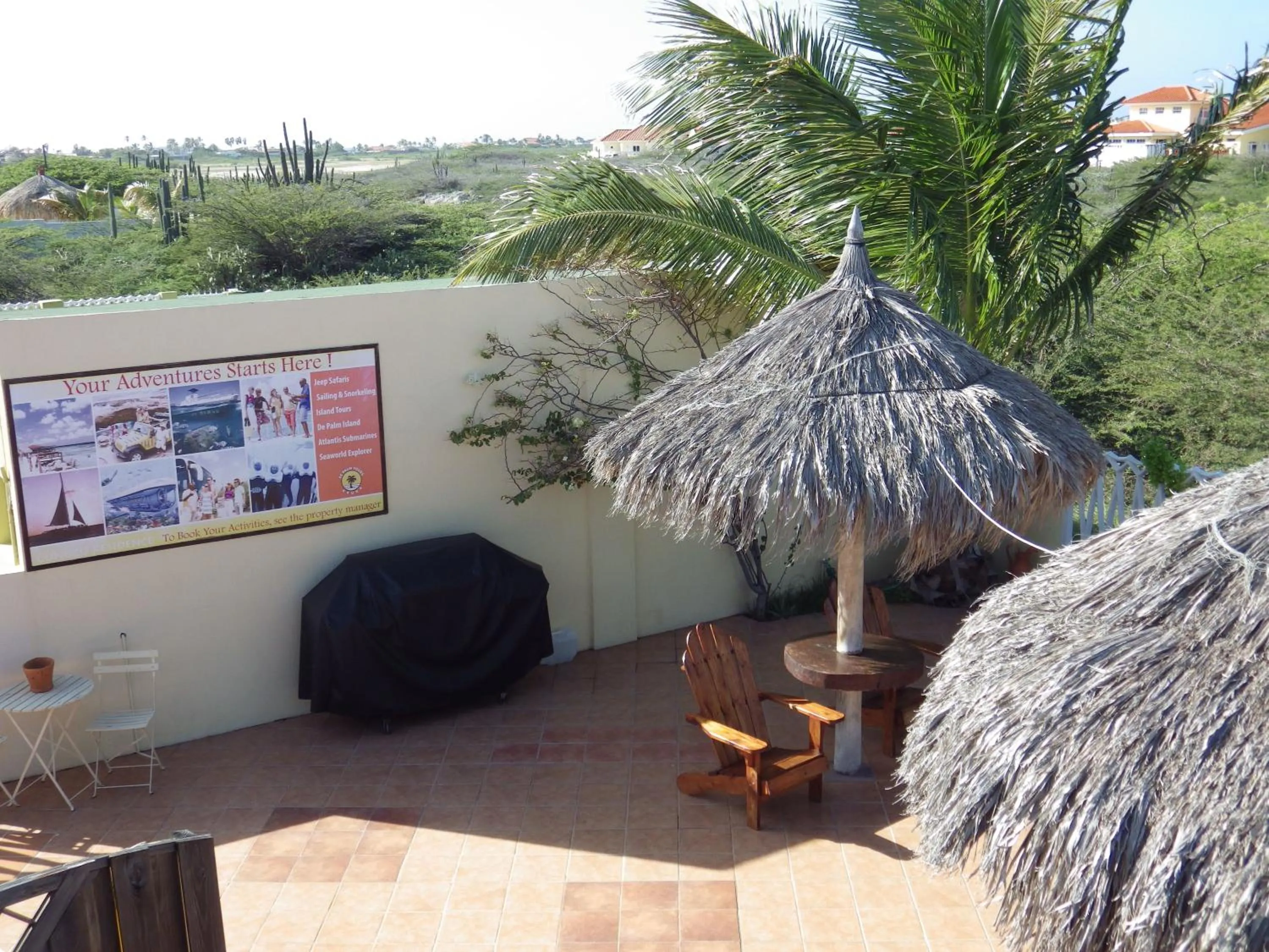 Patio in Aruba Cunucu Residence