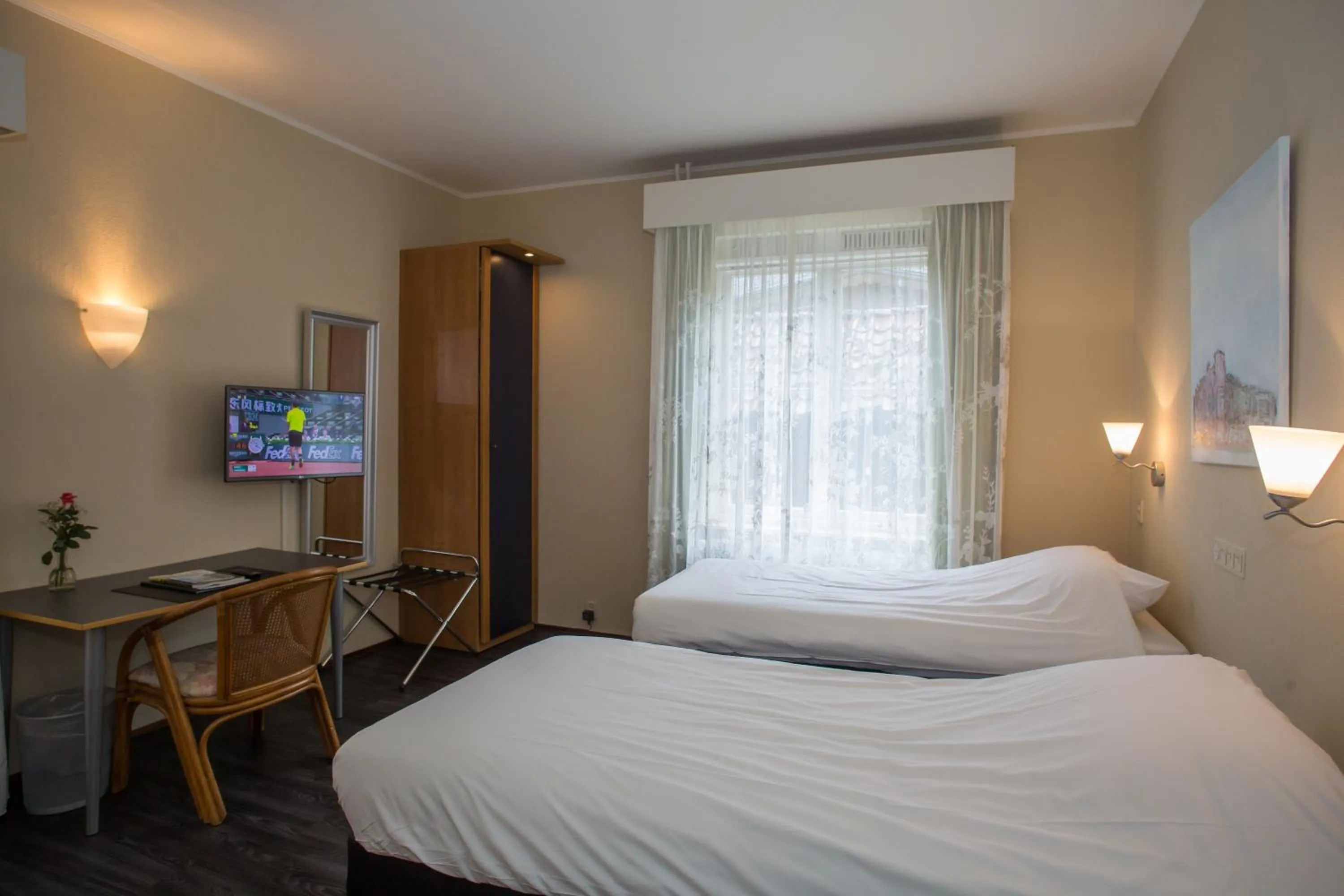 Day, Bed in Landhotel De Hoofdige Boer