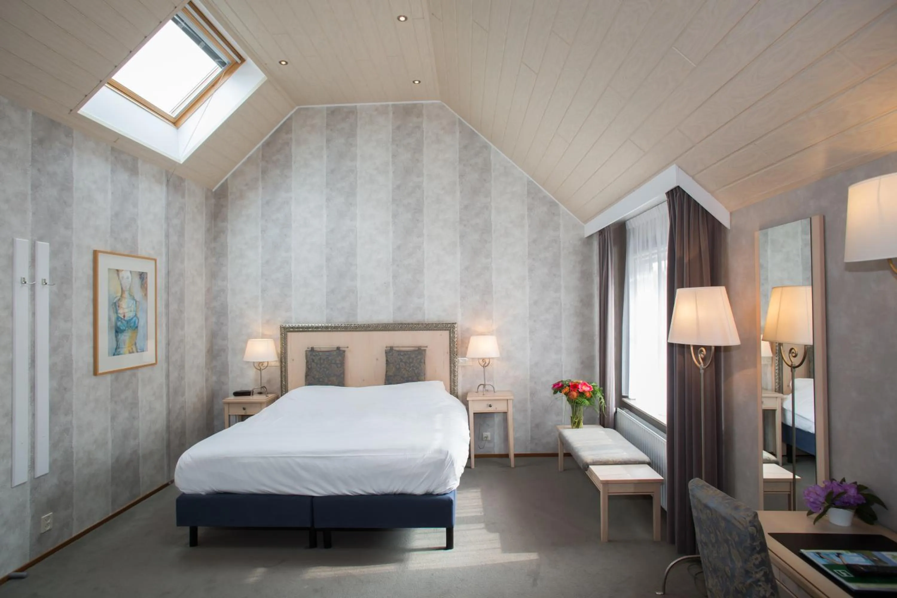 Bedroom, Bed in Landhotel De Hoofdige Boer