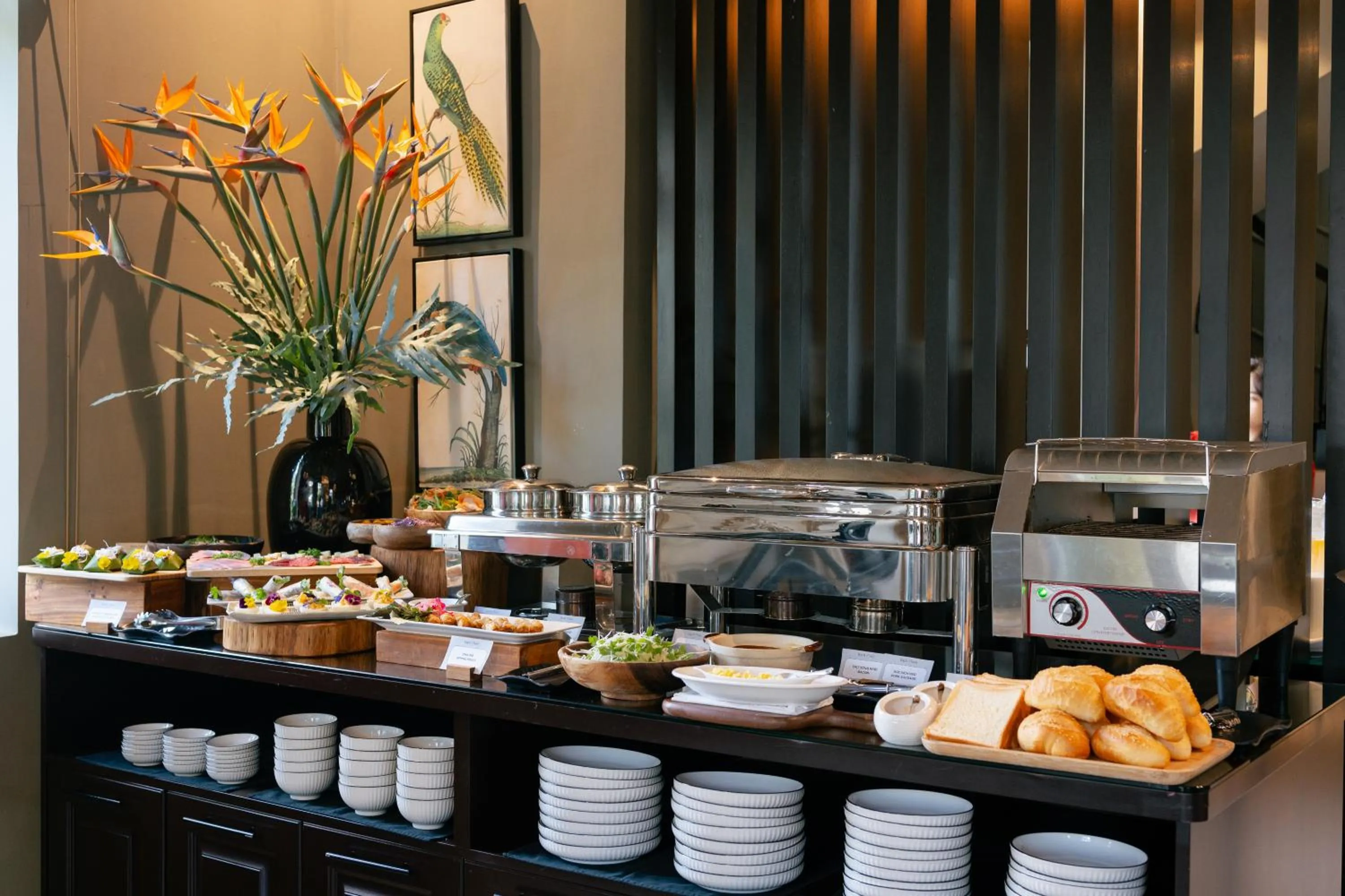 Buffet breakfast in Bach Place Dalat