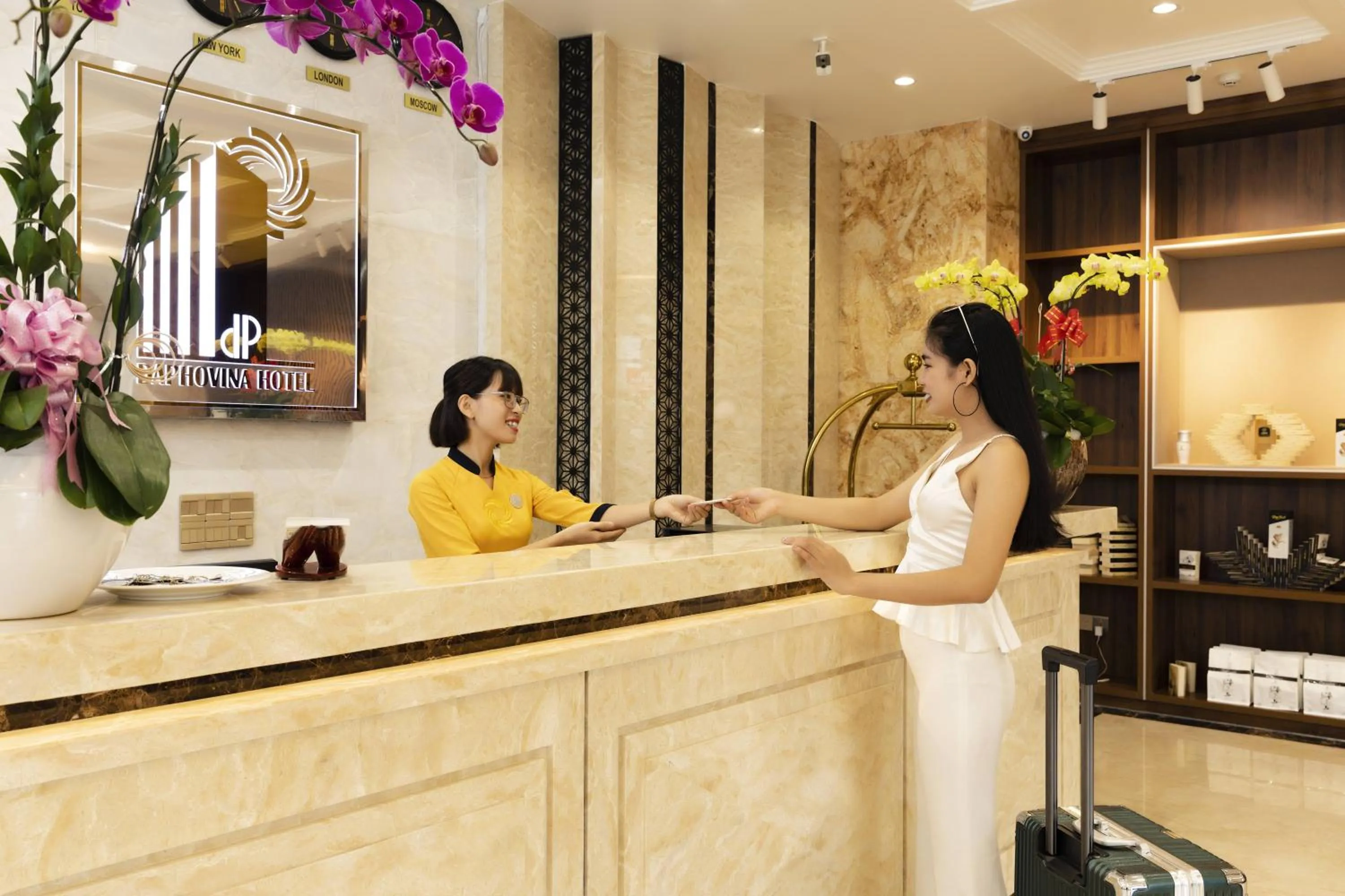 Staff in Daphovina Hotel