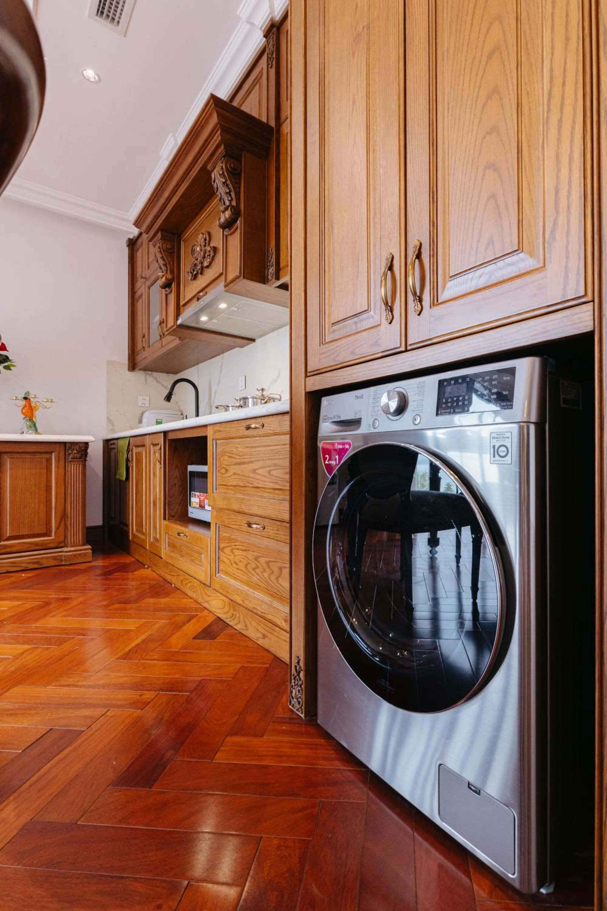 kitchen in Luxe Paradise Suite Hotel Trich Sai