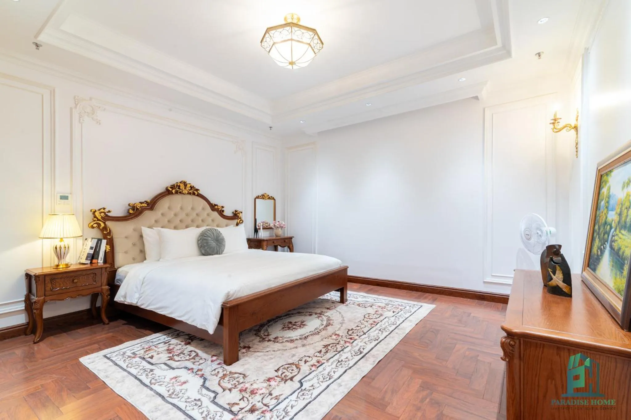 Bed in Luxe Paradise Suite Hotel Trich Sai