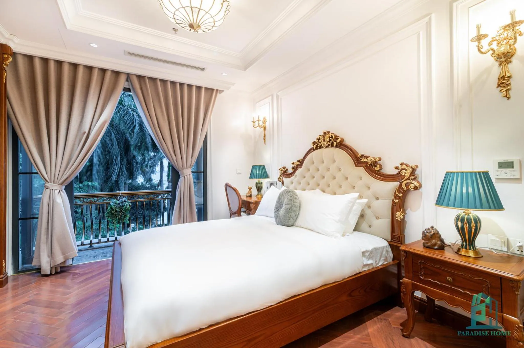 Bedroom, Bed in Luxe Paradise Suite Hotel Trich Sai