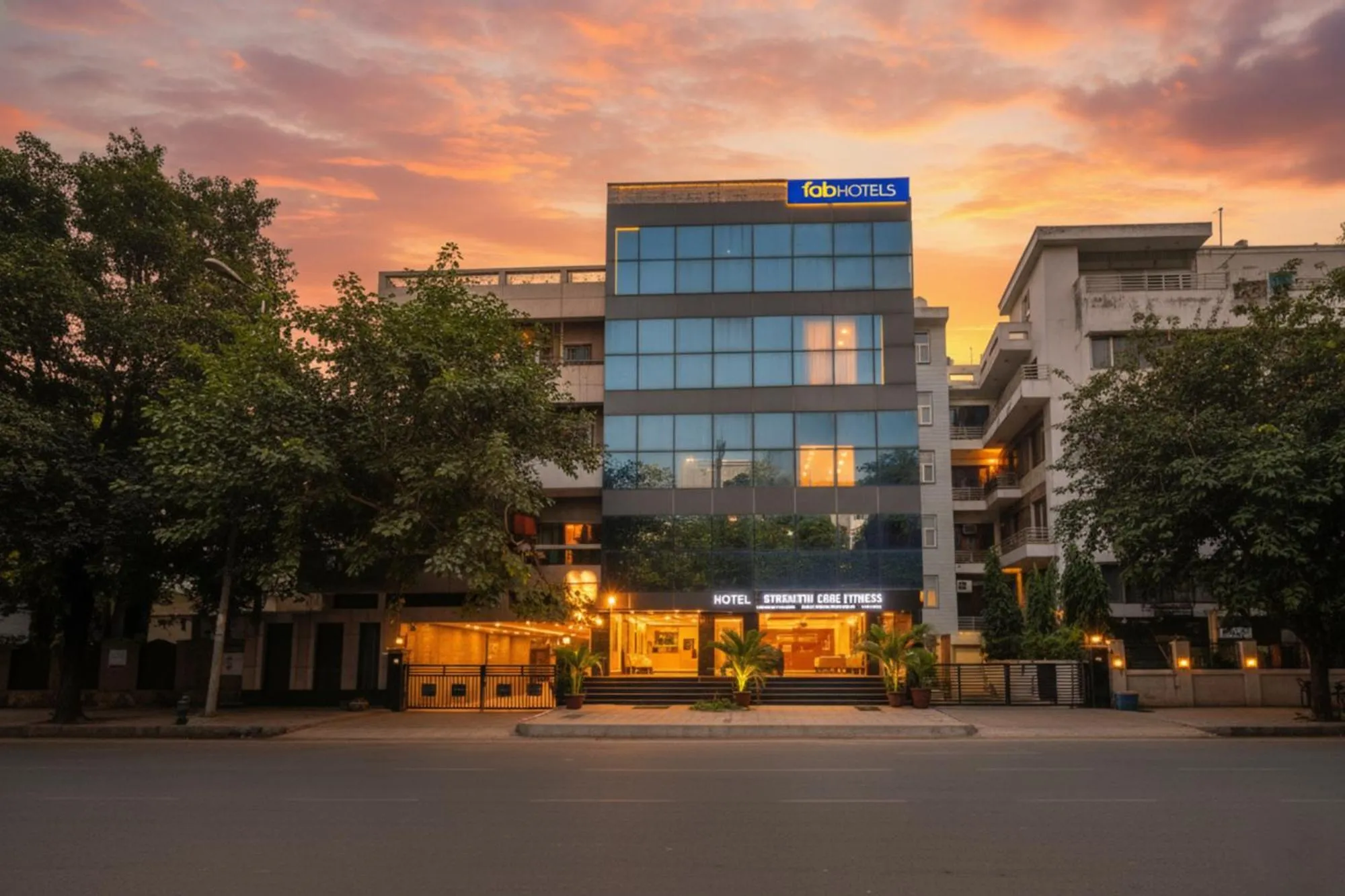 Property building in FabHotel Nirvana Residency