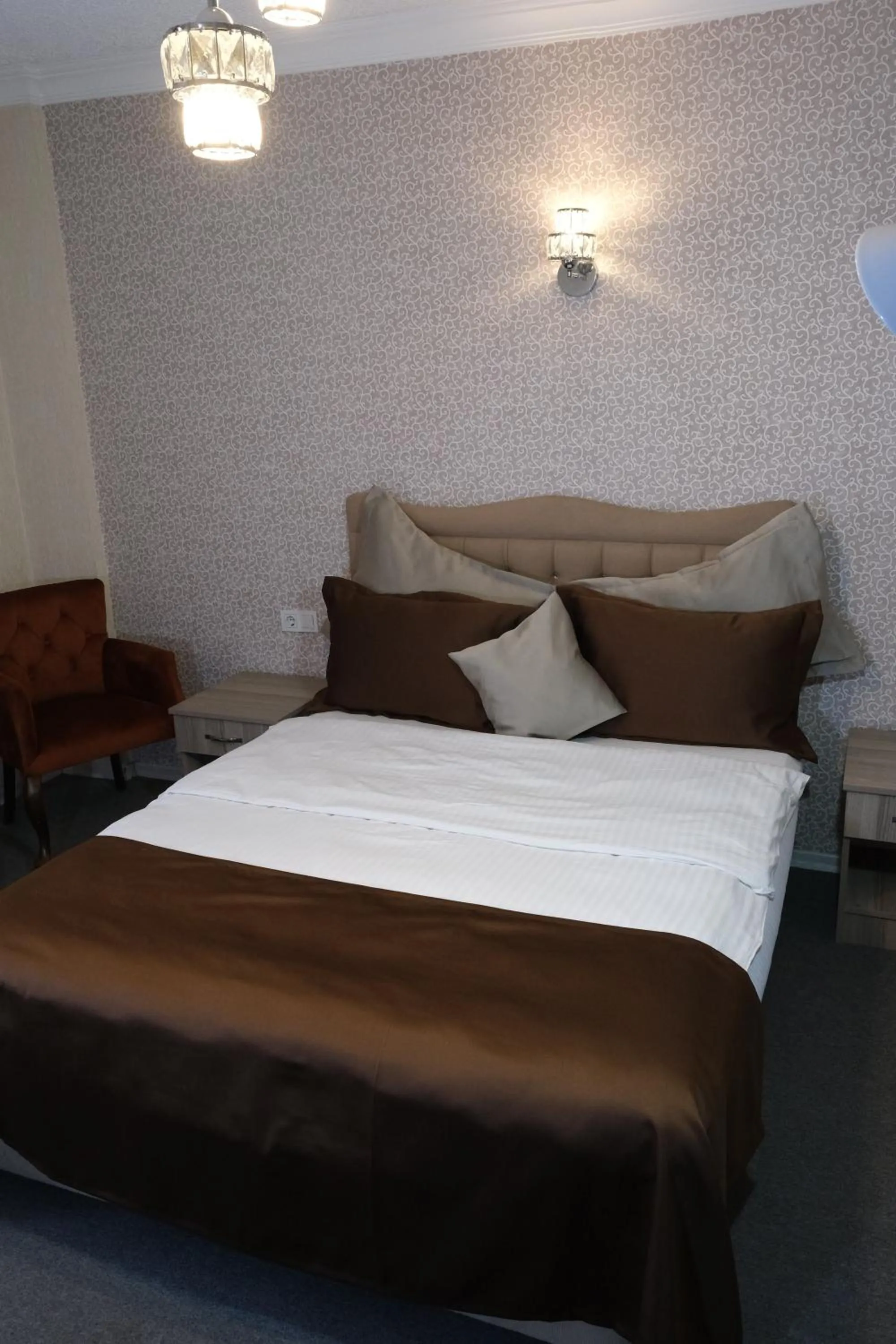 Bed in ANGRAND HOTEL