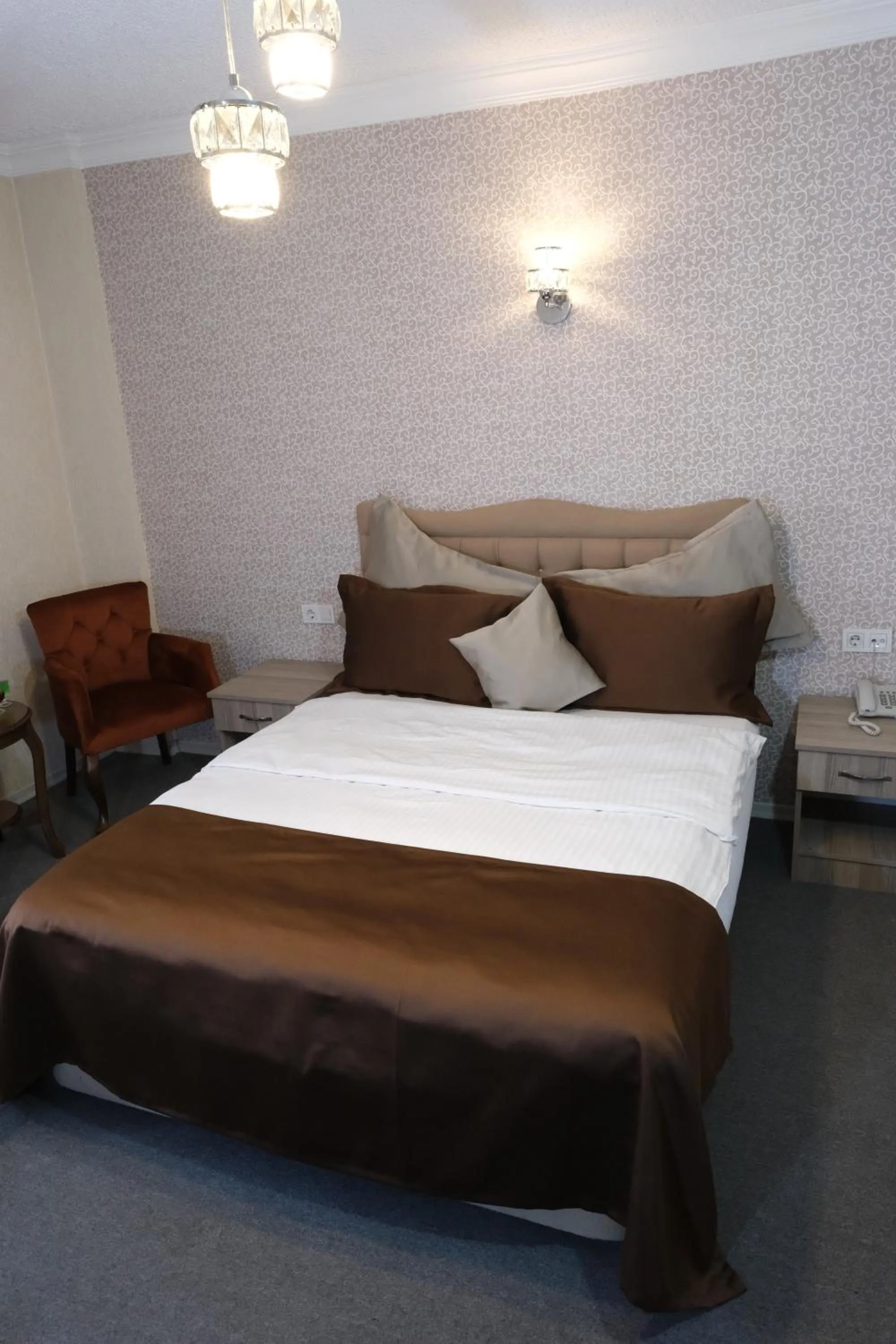 Bed in ANGRAND HOTEL