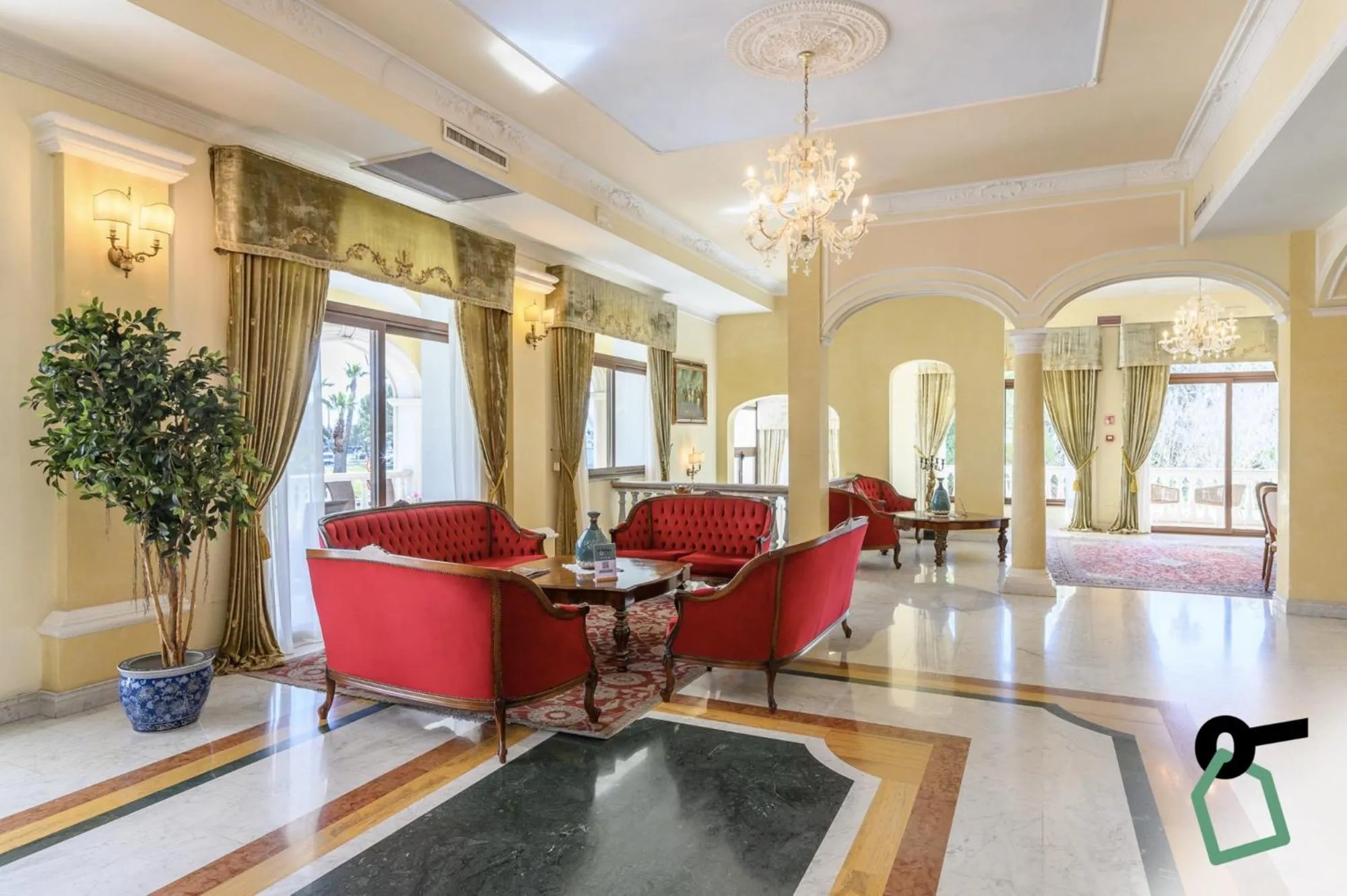 Seating area in Hotiday Olbia Porto