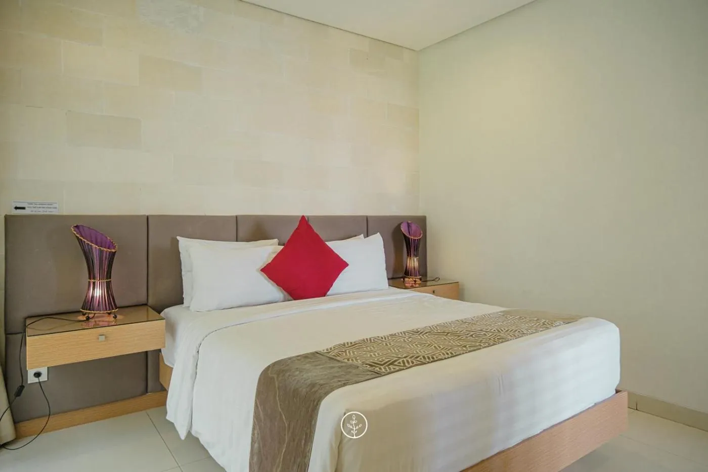 Bed in Breeze blows city view villa 5 bedrooms with a private swimming pool and a familly room