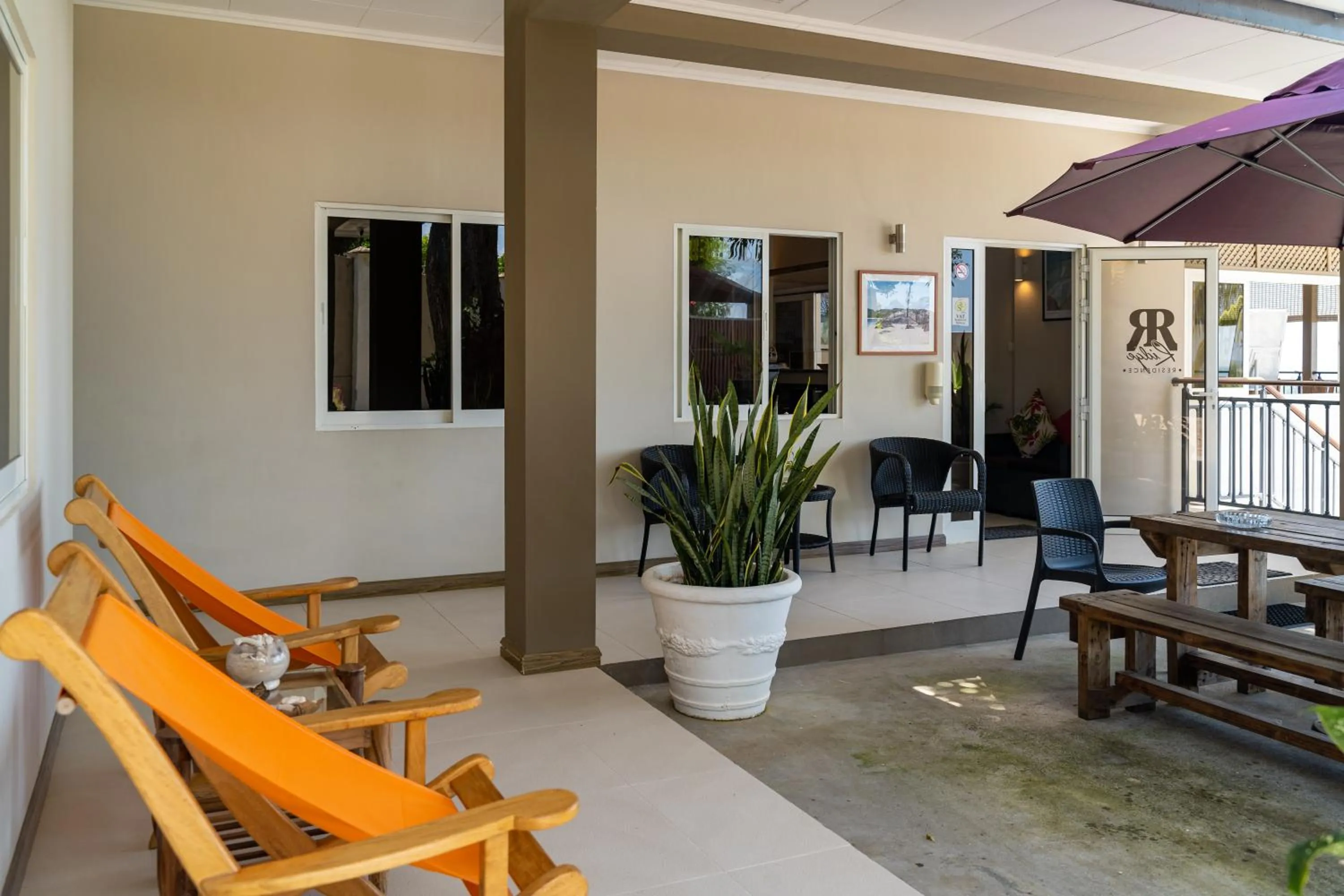 Seating area in The Ridge Residence