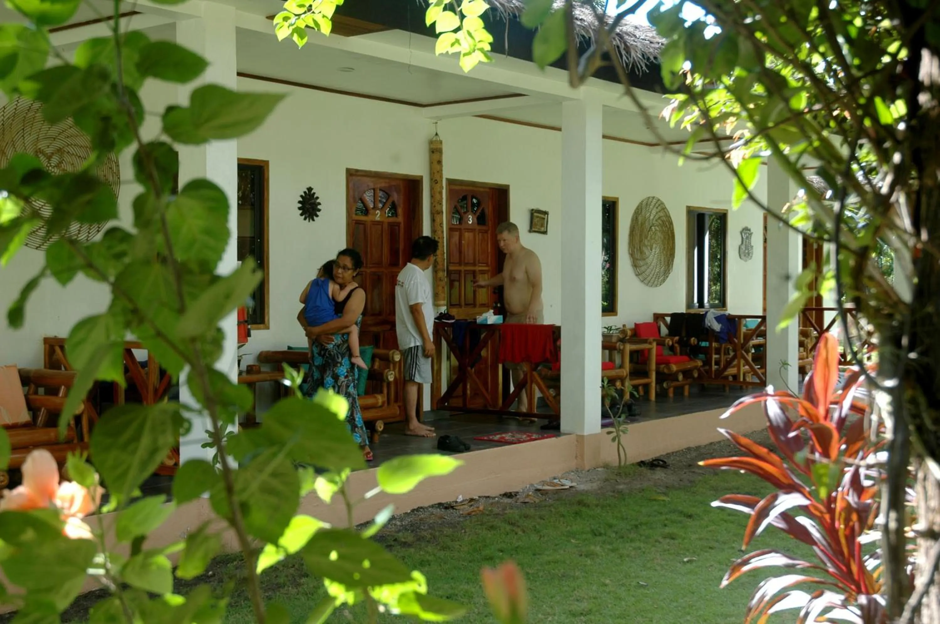 Balcony/Terrace in Neptune Diving Resort Santander
