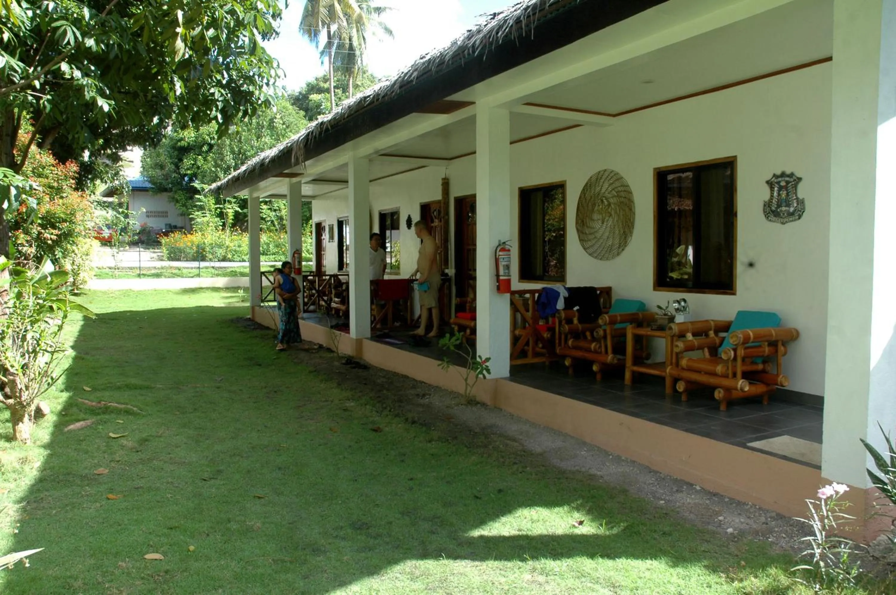 Balcony/Terrace in Neptune Diving Resort Santander