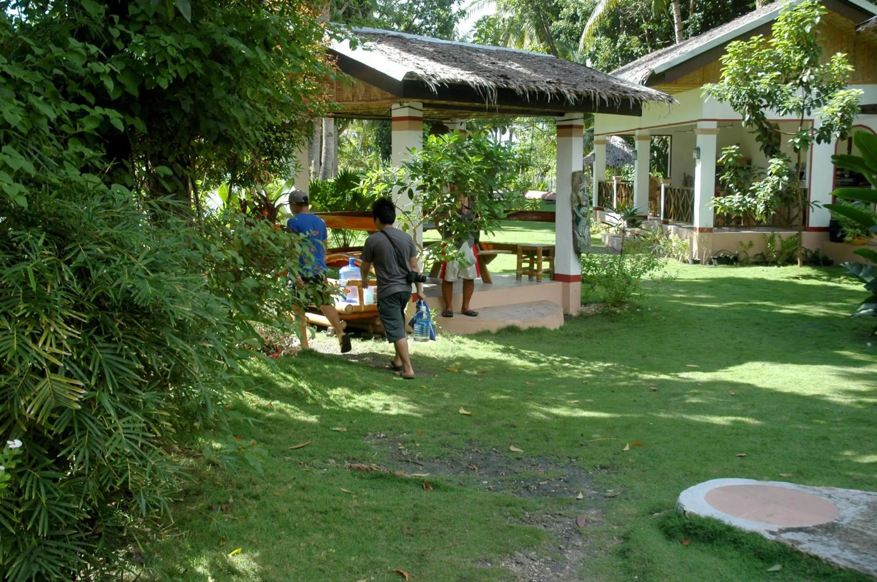 Garden in Neptune Diving Resort Santander