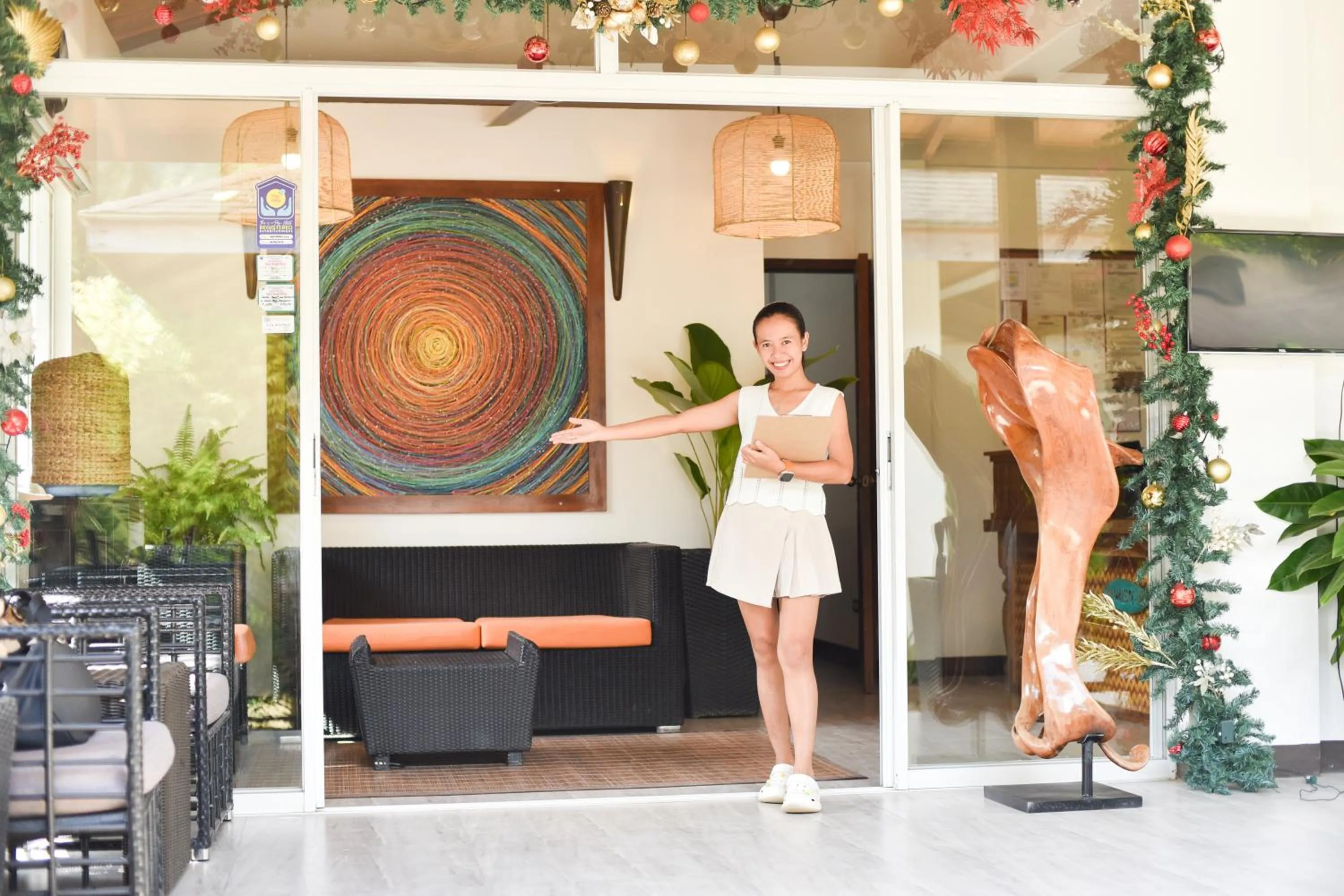 Lobby or reception in Cadlao Resort and Restaurant