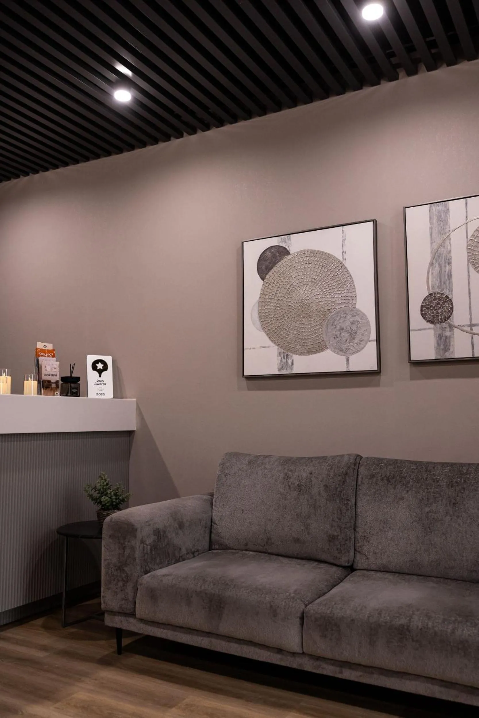 Lobby or reception in Aston Hotel