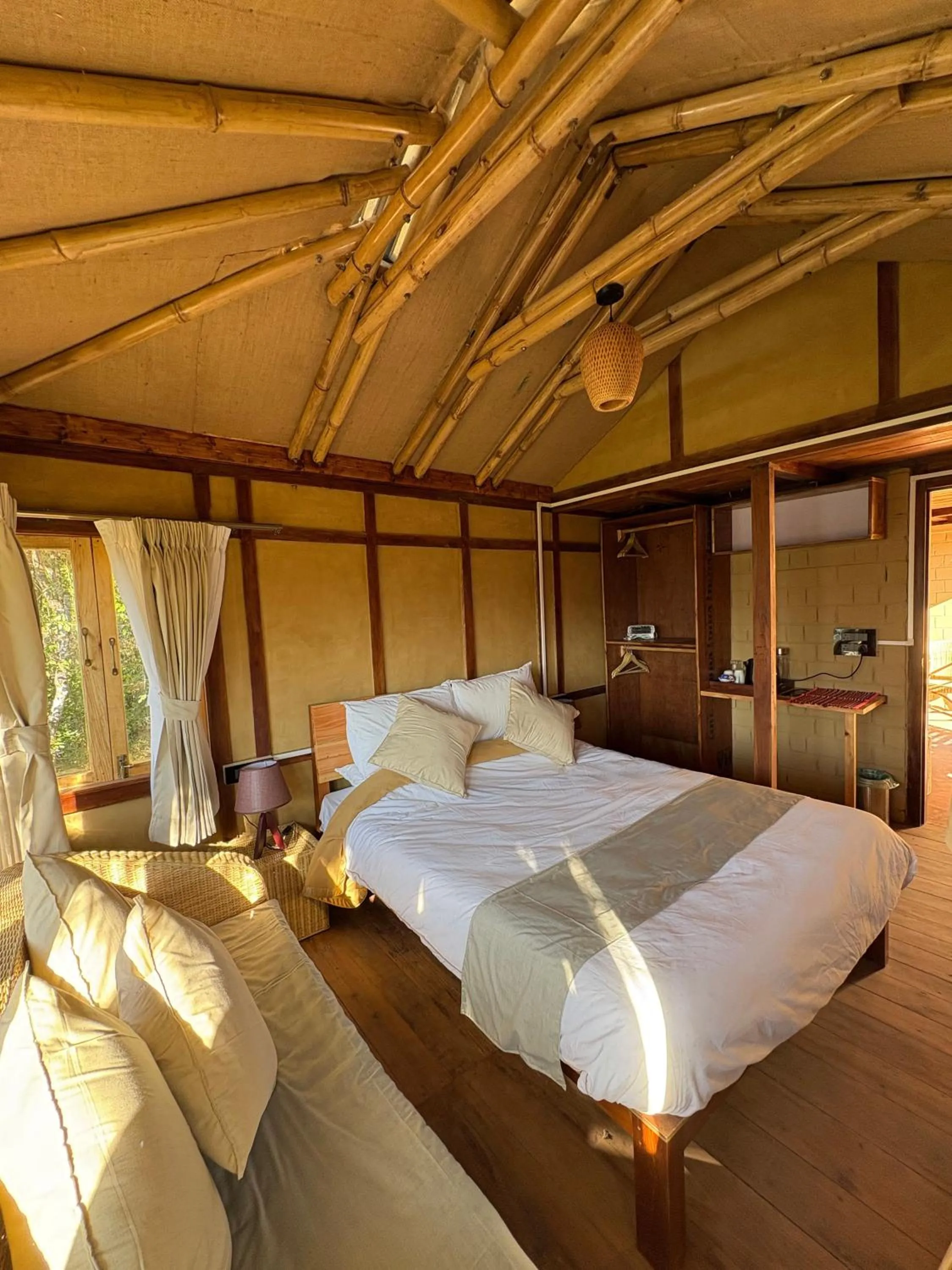 Bed in Art Mile Kalimpong