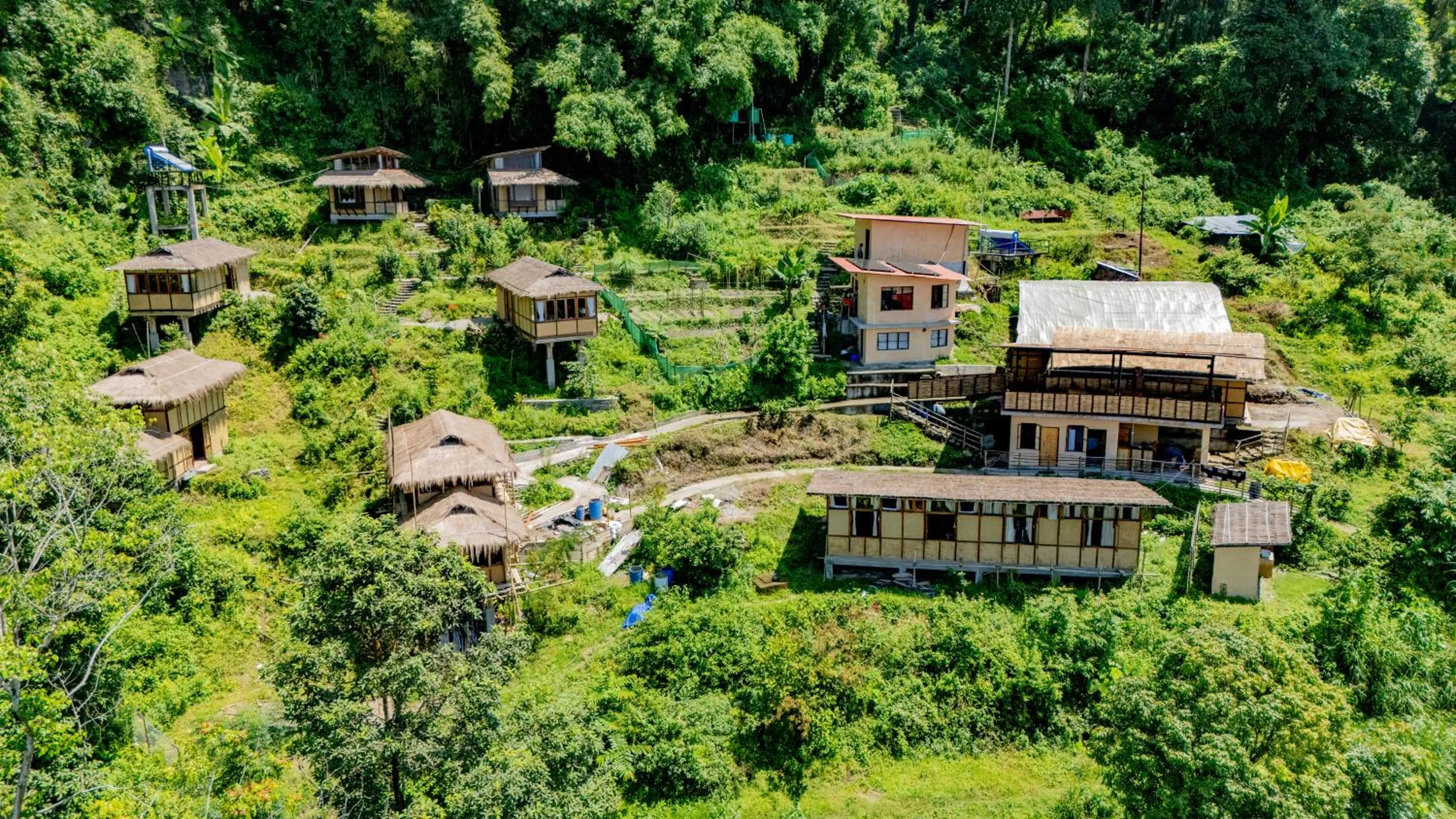Bird's eye view in Art Mile Kalimpong