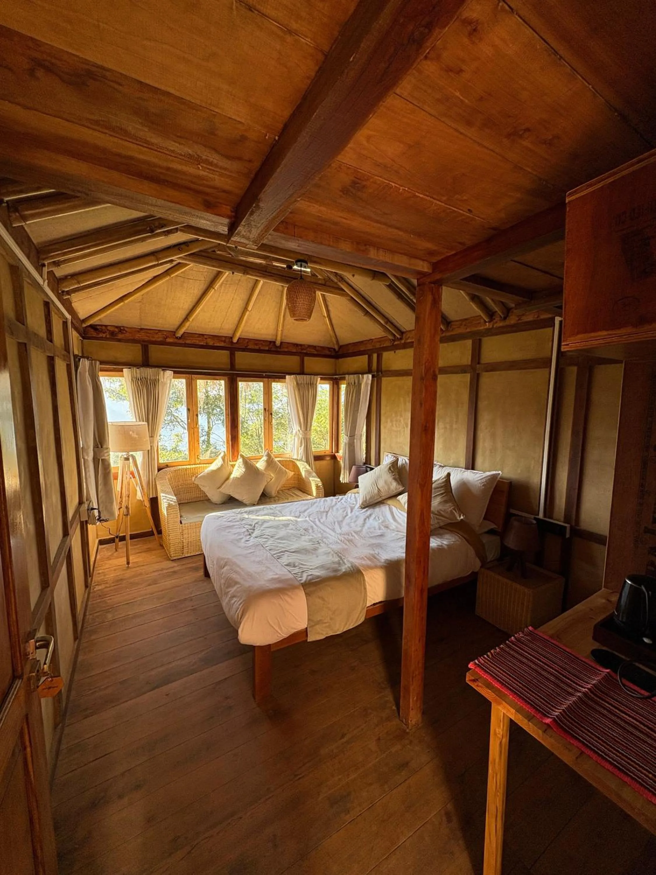 Bed in Art Mile Kalimpong