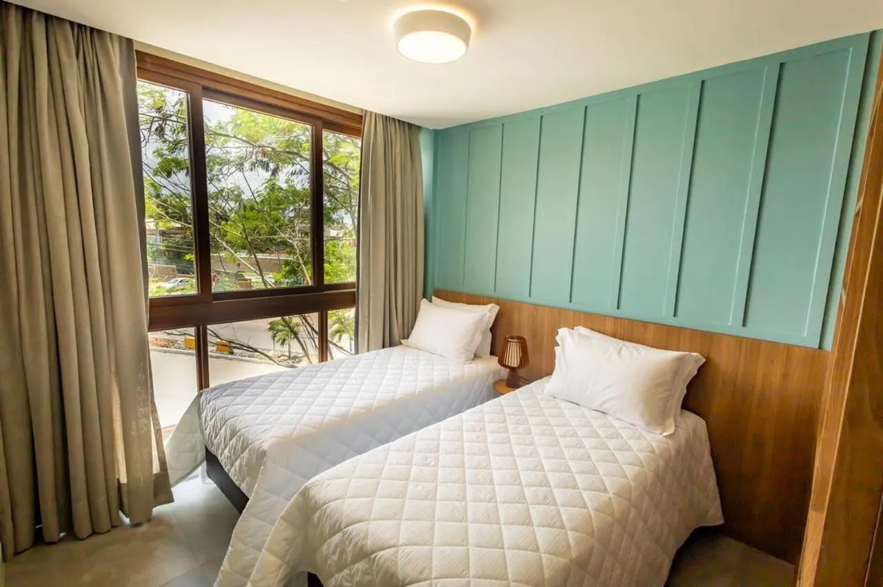 Bed in Guarajuba Suítes Premium Boutique Hotel