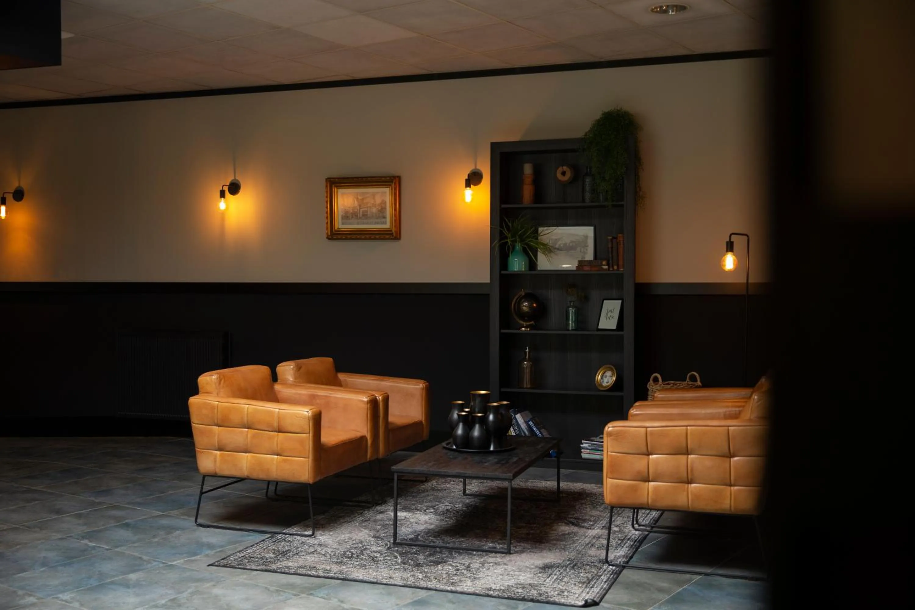 Seating area in Hotel Umberto