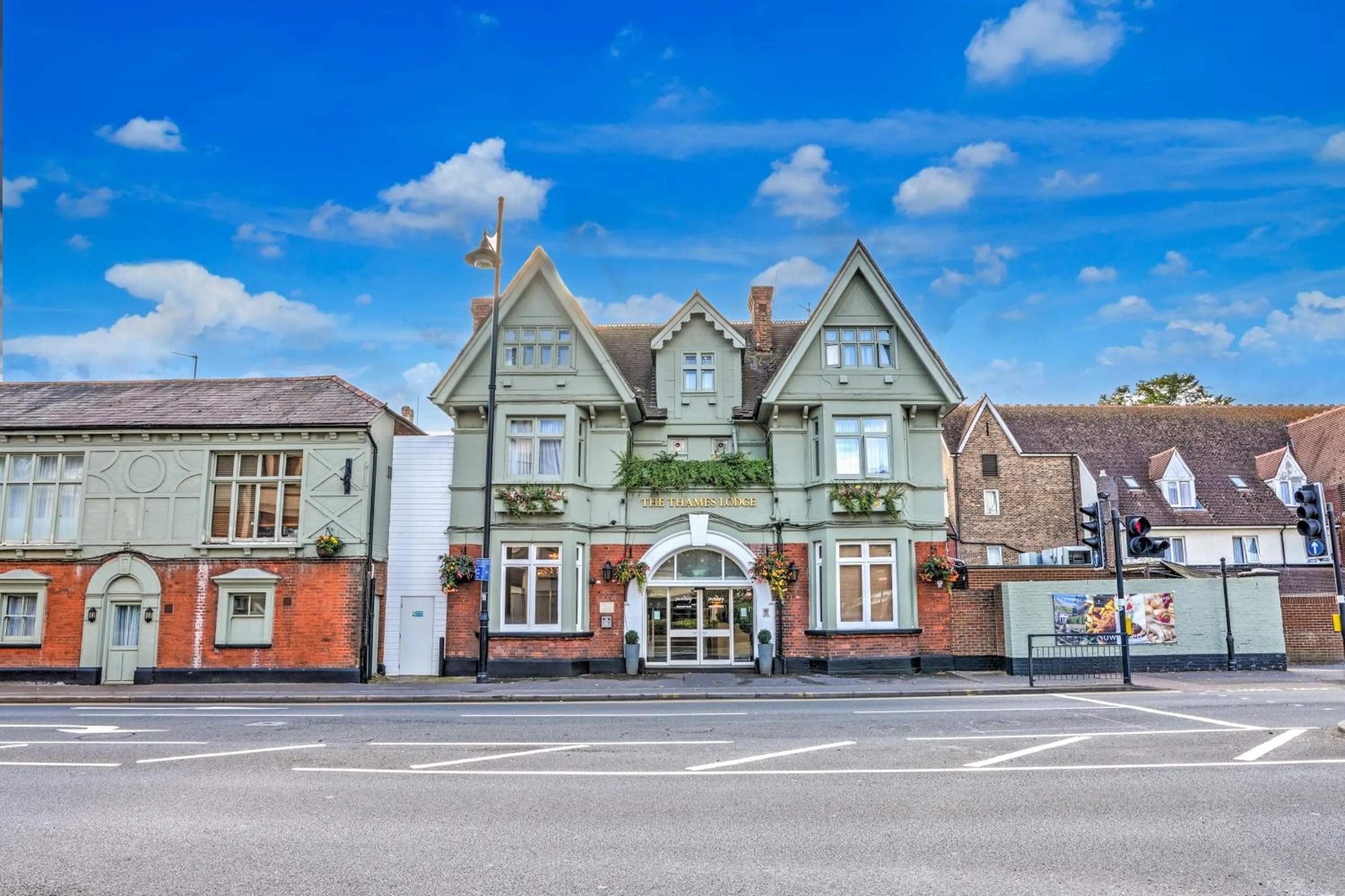 Property building in Sunday London Staines-upon-Thames Heathrow T5