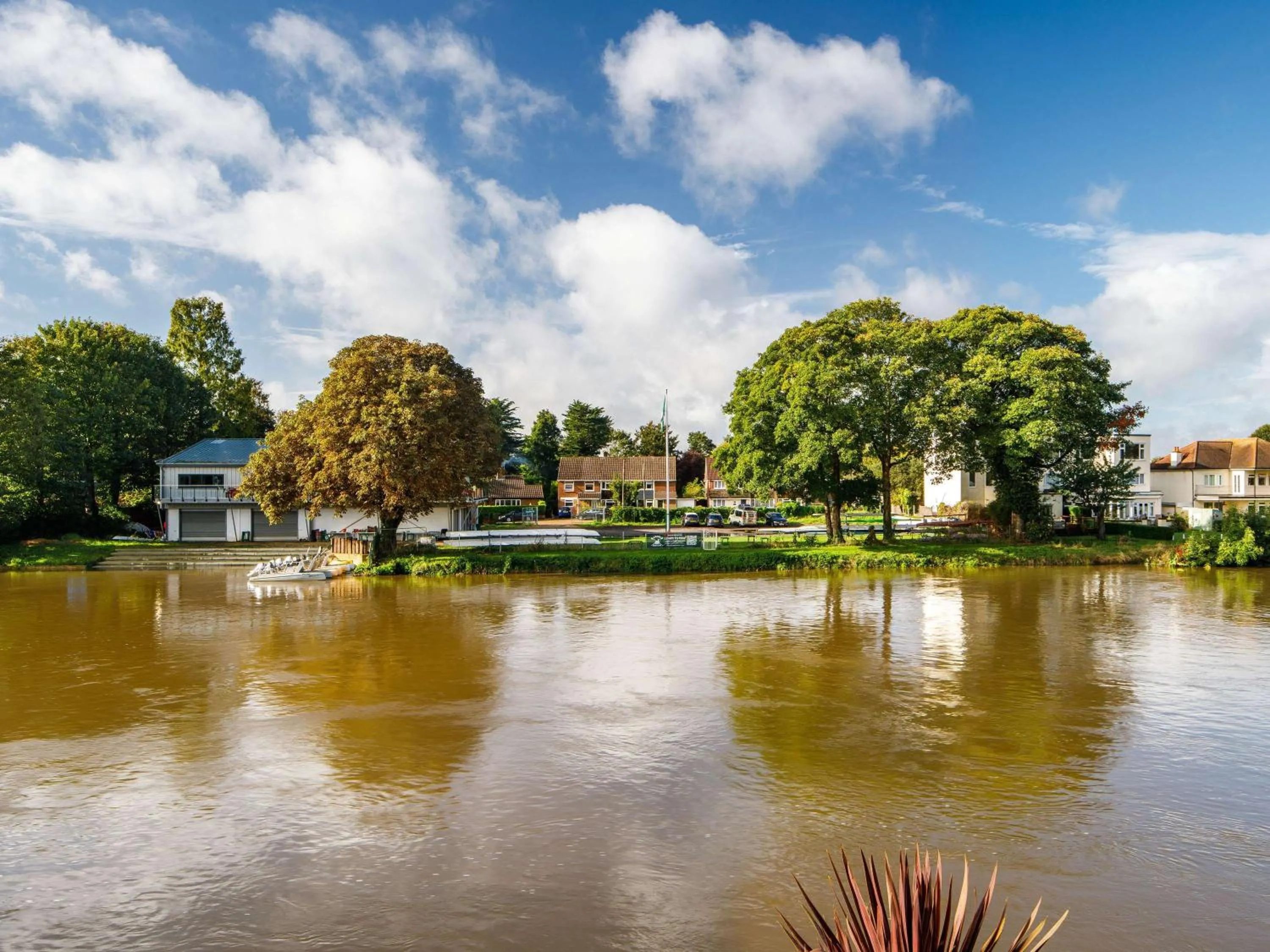 Property building in Sunday London Staines-upon-Thames Heathrow T5