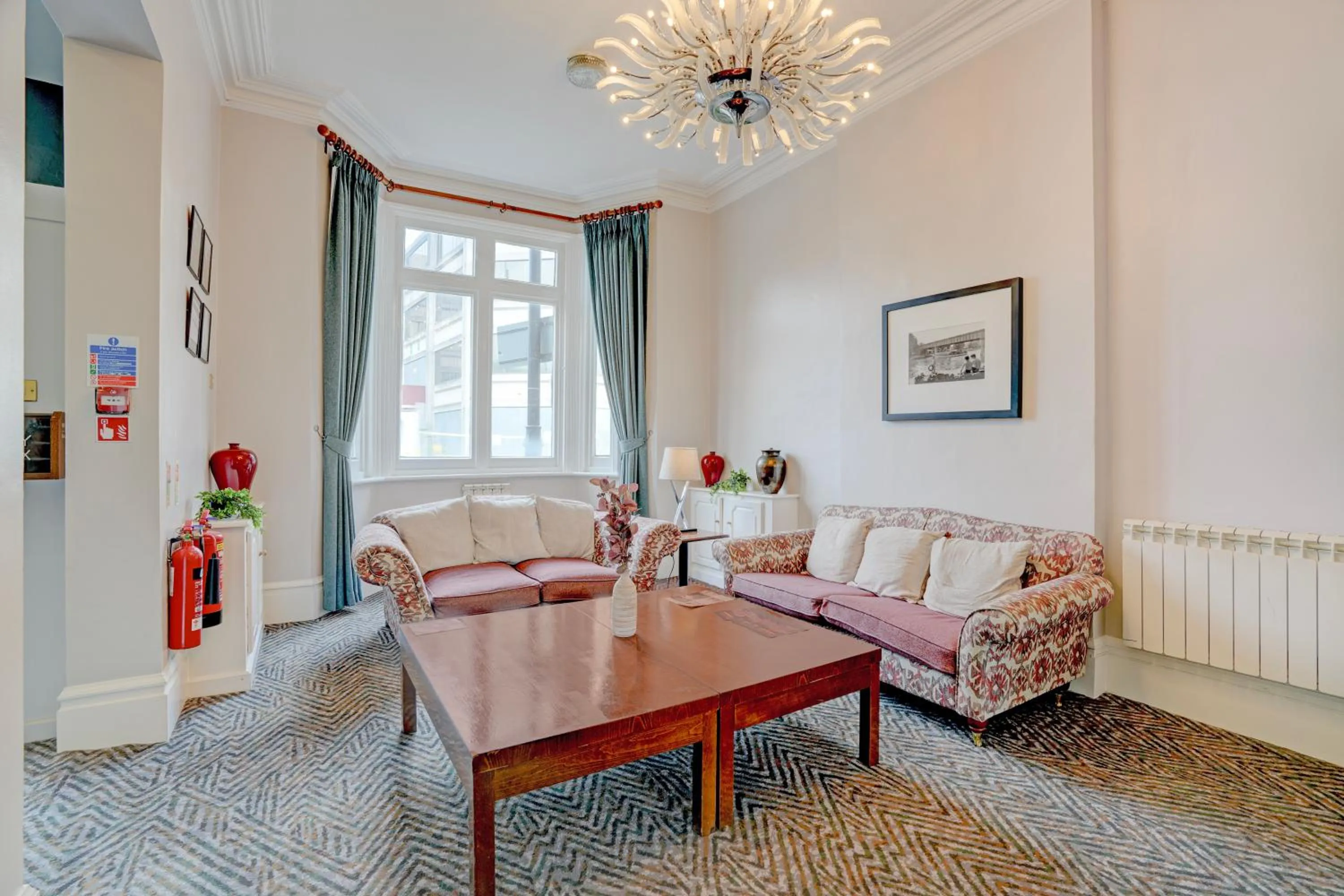 Seating area in Sunday London Staines-upon-Thames Heathrow T5