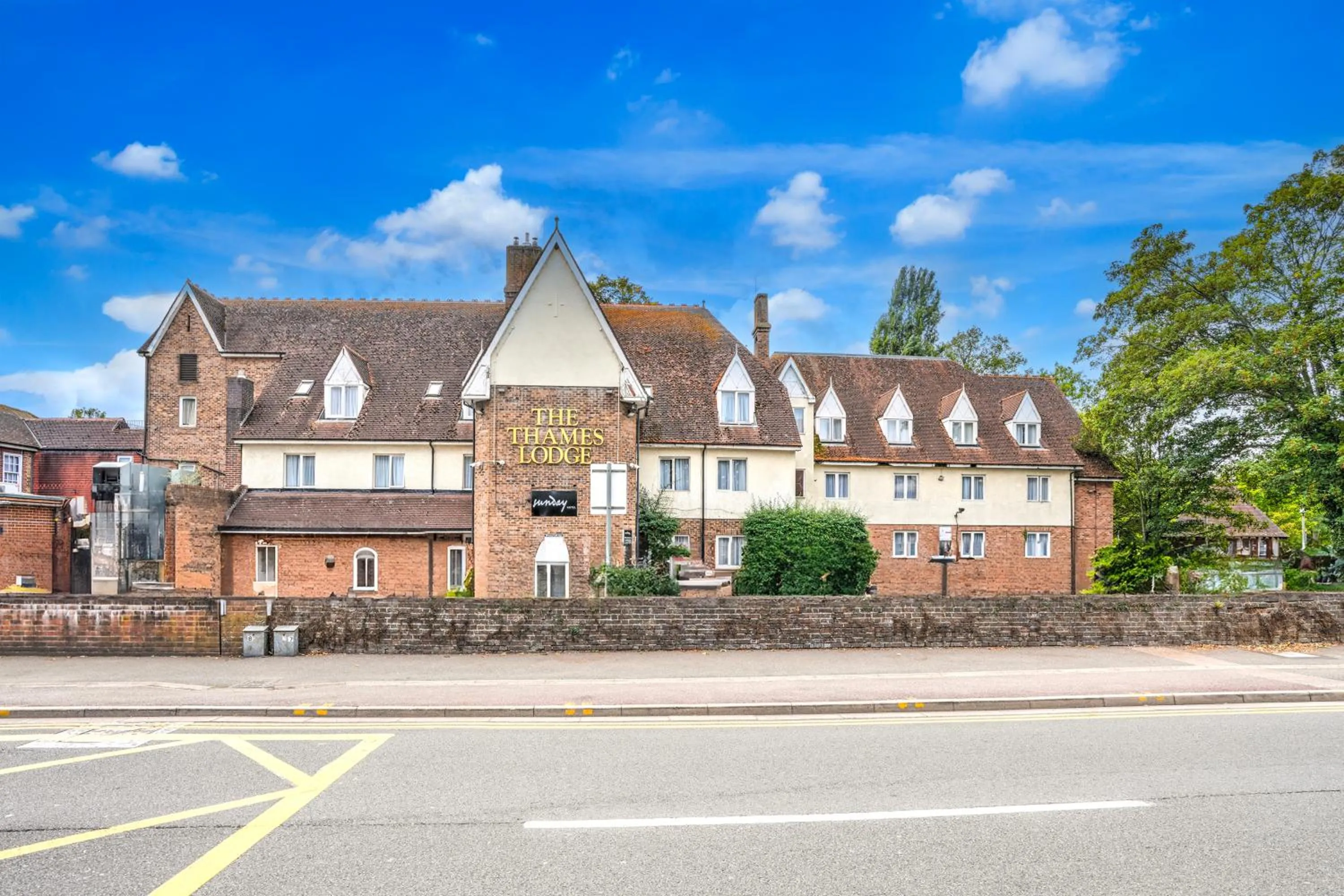 Property building in Sunday London Staines-upon-Thames Heathrow T5