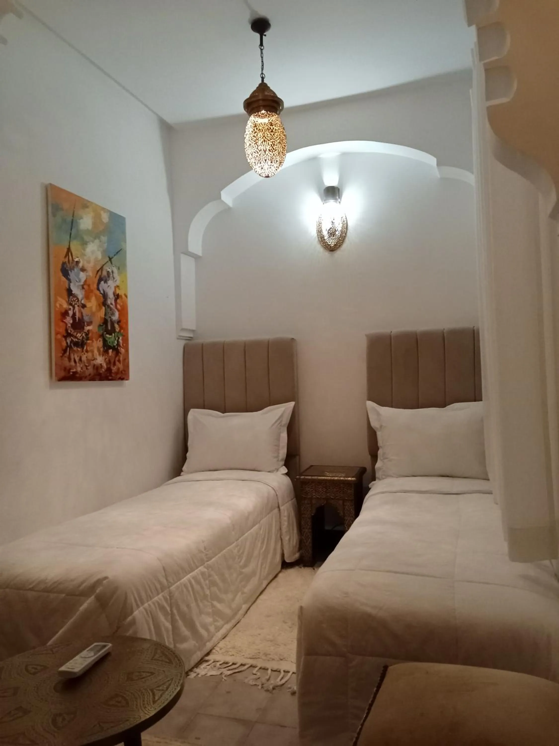 Bed in Riad Orient Palace