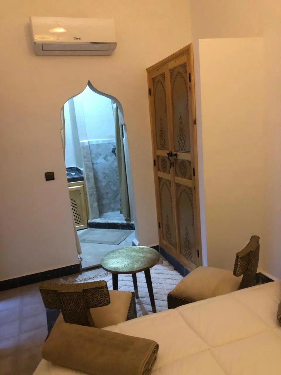 Bed in Riad Orient Palace