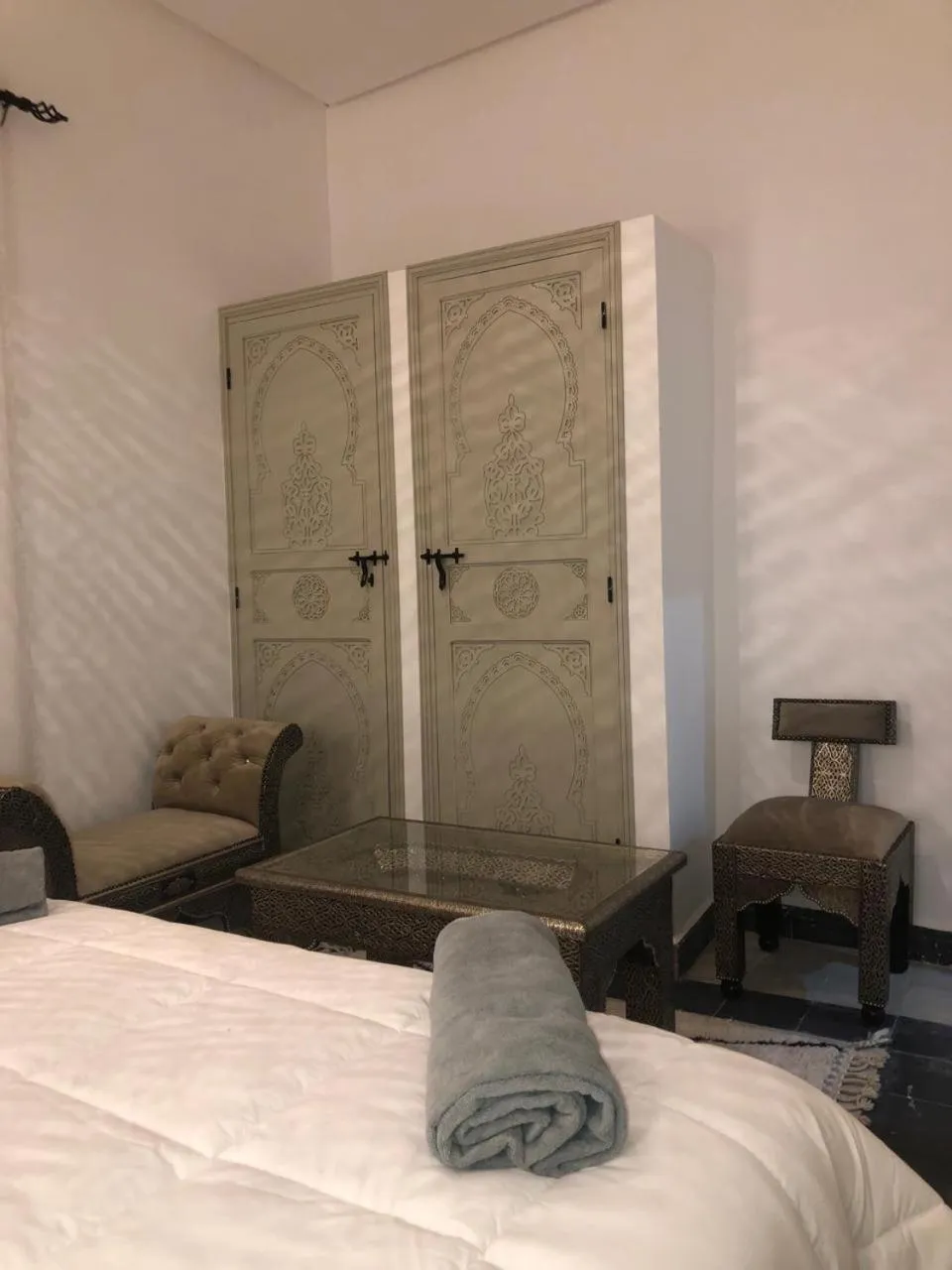 Bed in Riad Orient Palace