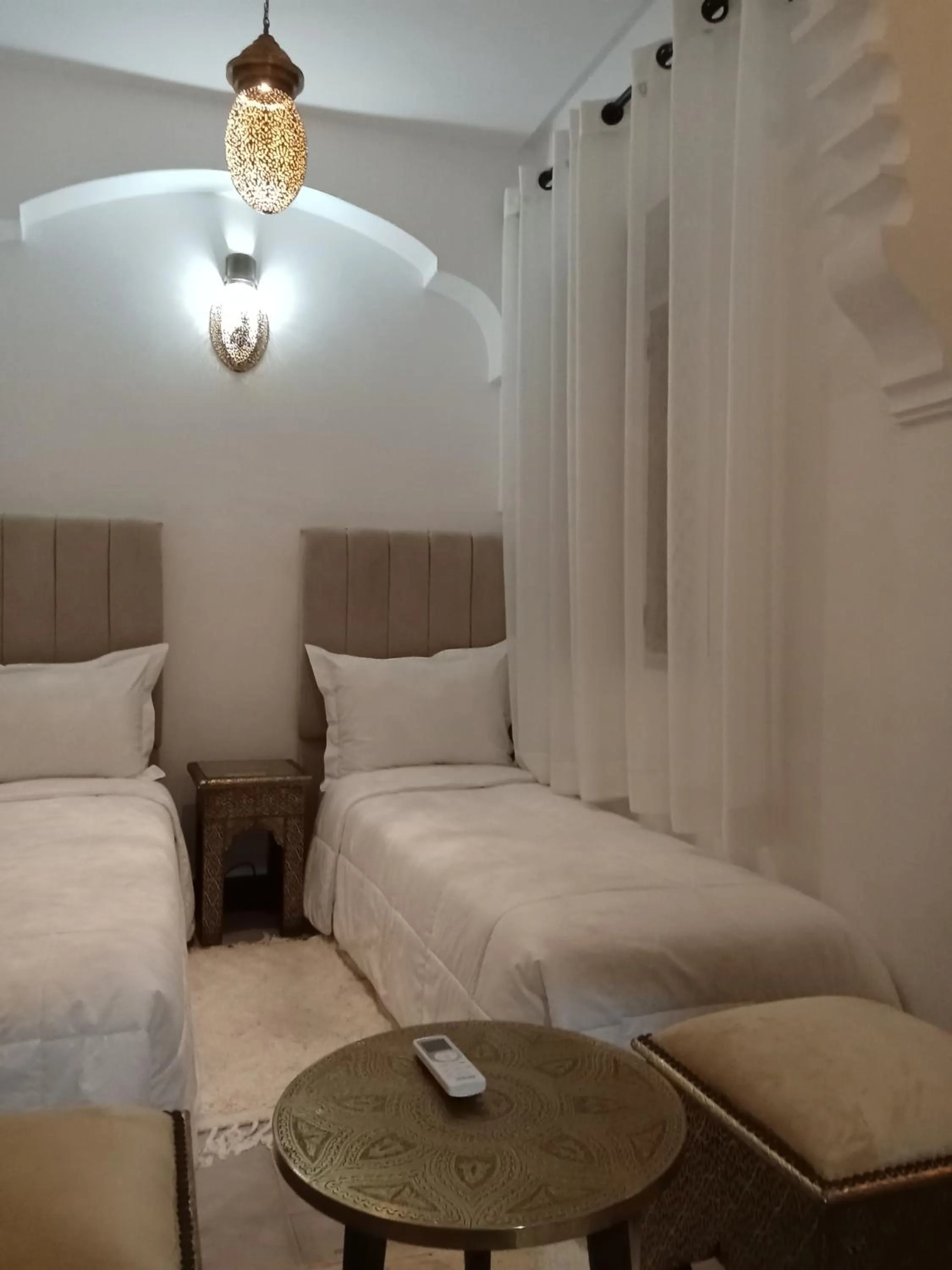 Bed in Riad Orient Palace