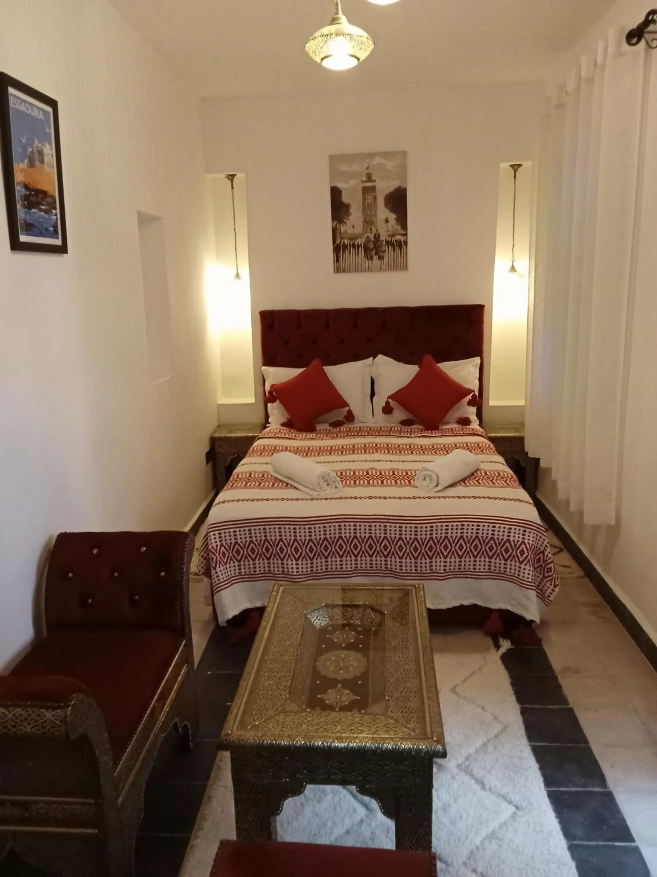 Bed in Riad Orient Palace