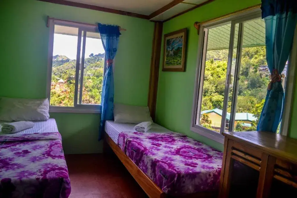 Standard Twin Room with Mountain View - single occupancy in BANAUE EVERGREEN HOSTEL AND RESTAURANT Standard Twin Room with Mountain View - single occupancy in BANAUE EVERGREEN HOSTEL AND RESTAURANT