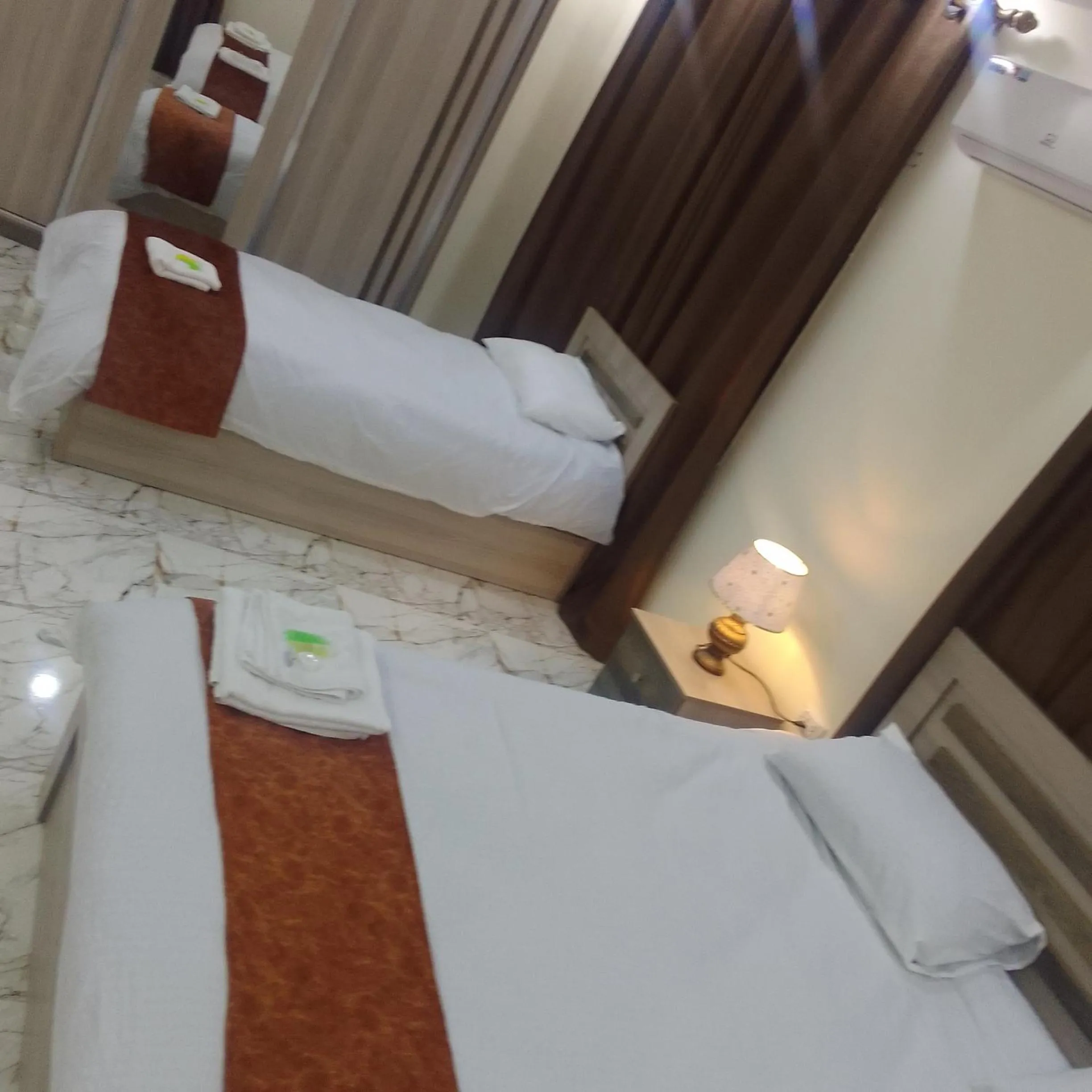 Bed in Dream Hotel jerash