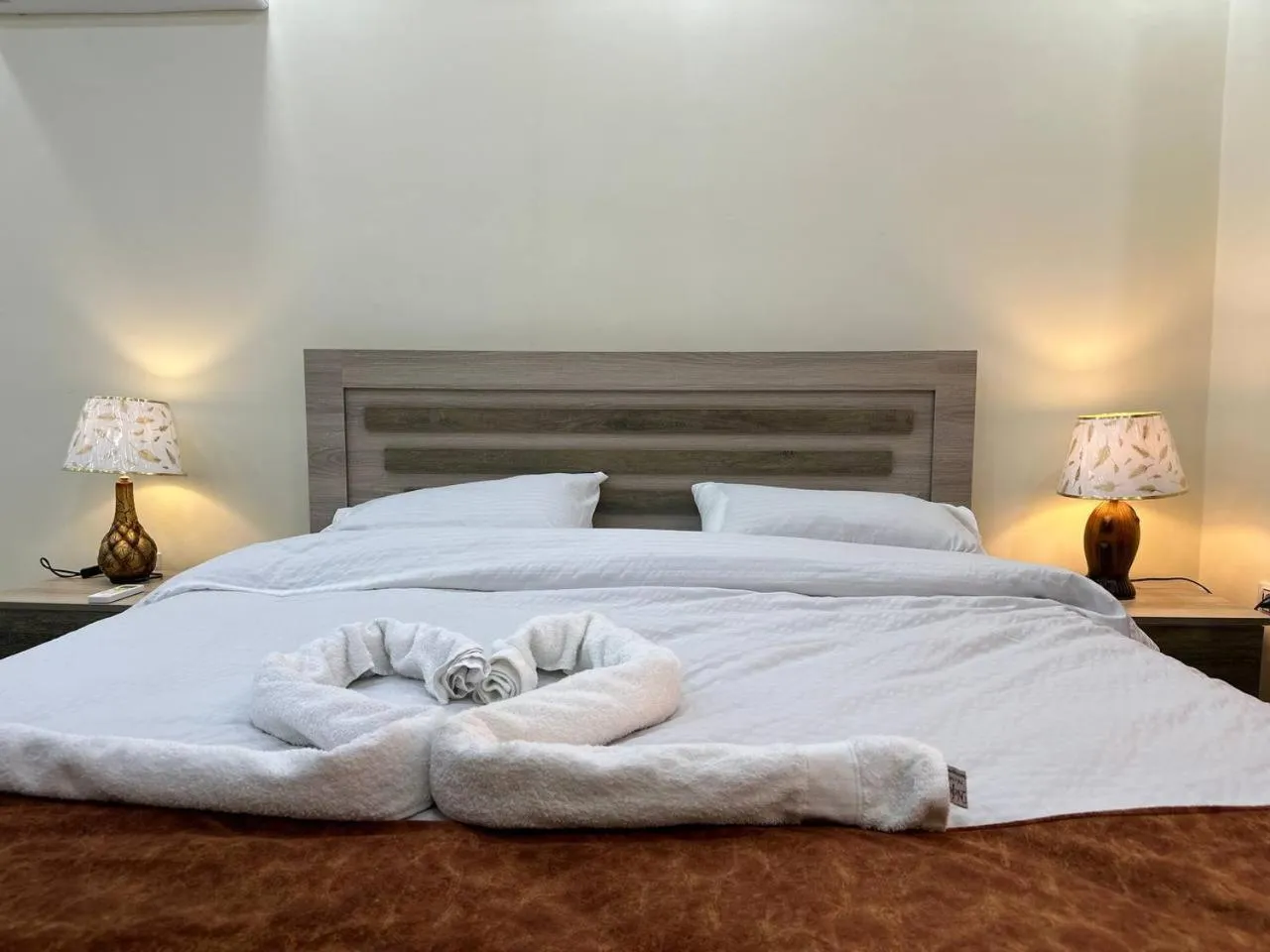 Bed in Dream Hotel jerash