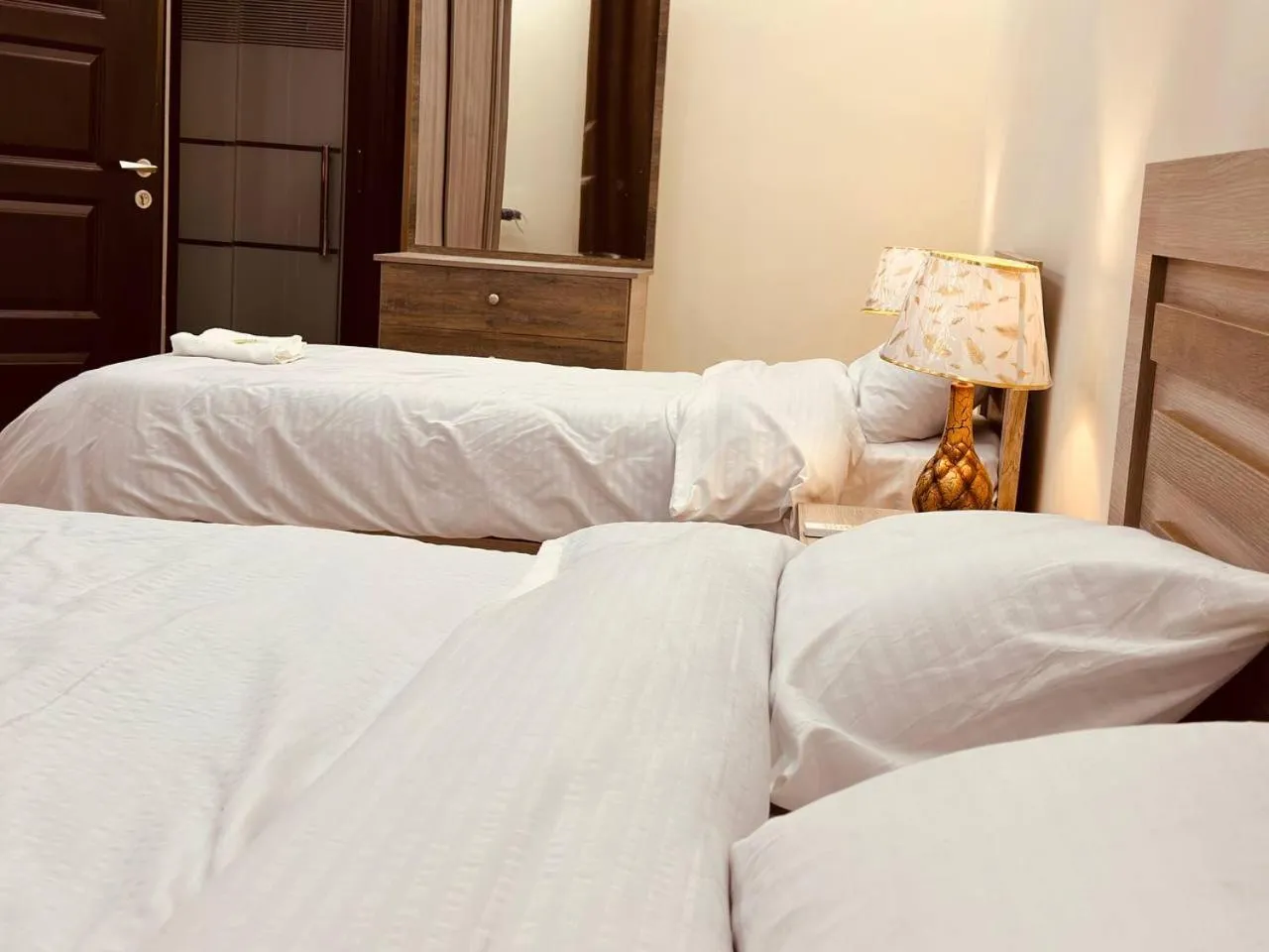 Bed in Dream Hotel jerash