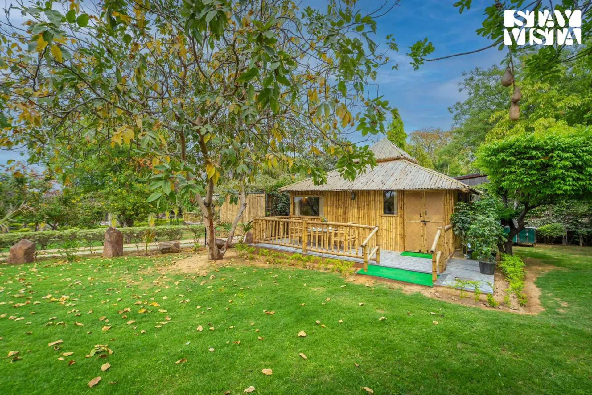 Property building in StayVista at Maple Farms with Pool, BBQ & Bonfire