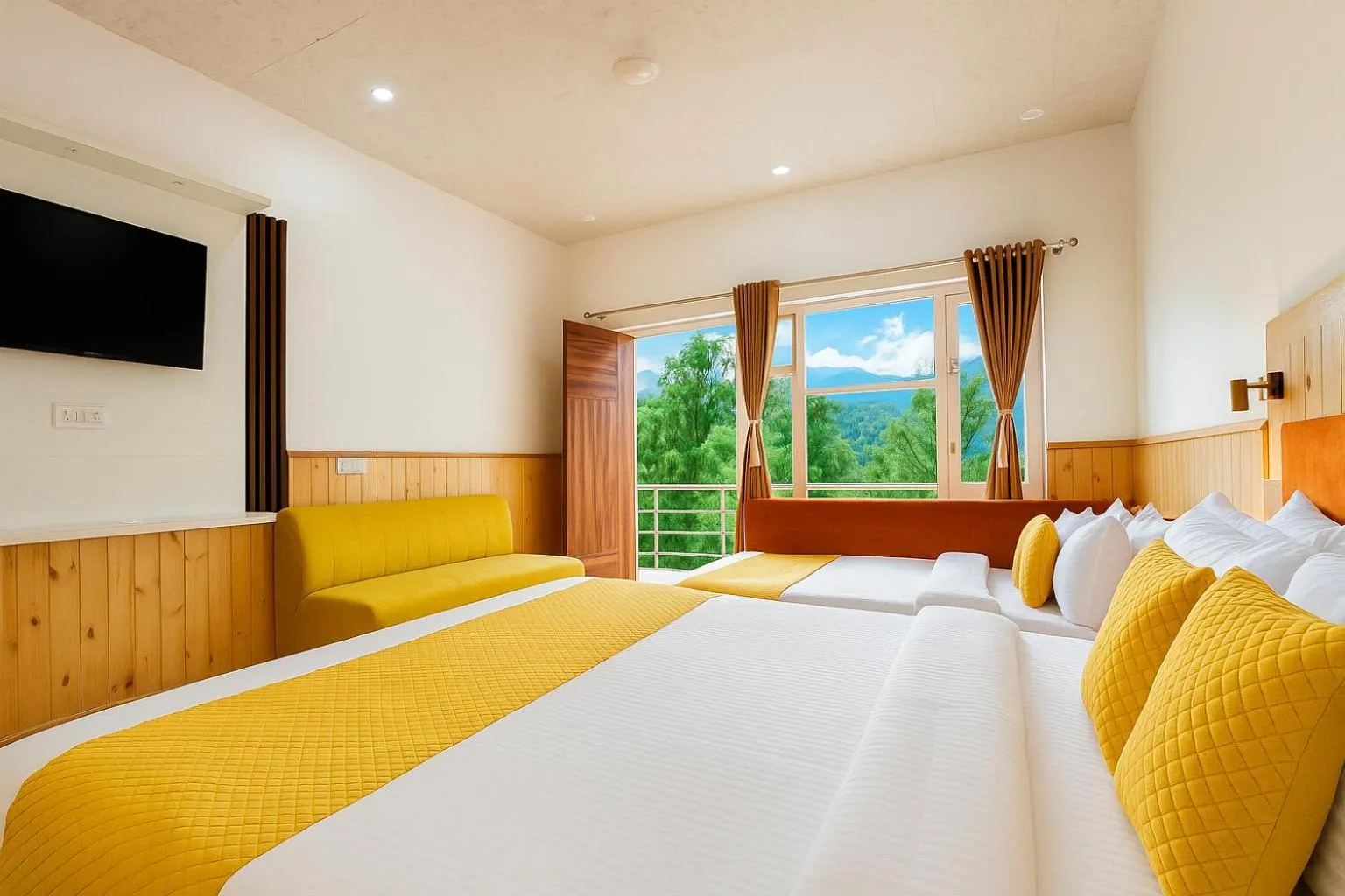 Bed in Hotel Shiva Lake - Near Mussoorie Lake