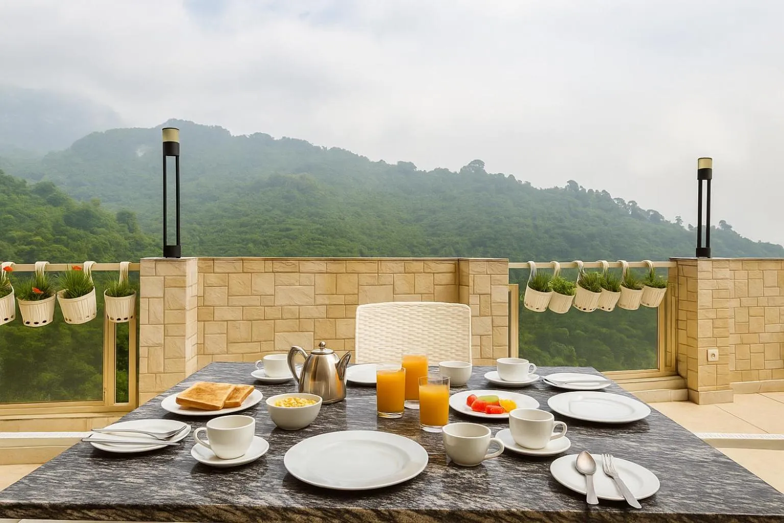 Natural landscape in Hotel Shiva Lake - Near Mussoorie Lake